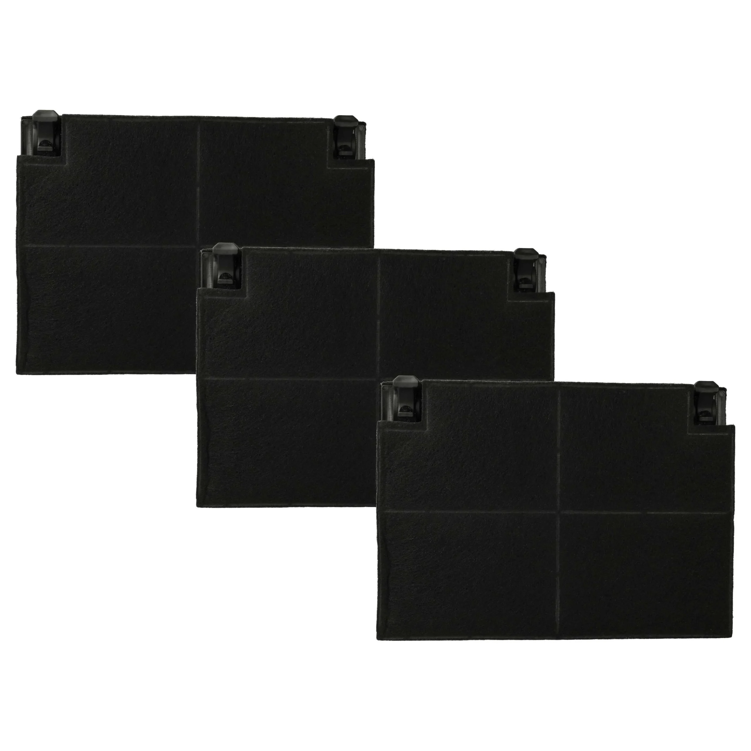 3x Filtres à charbon actif remplace AEG 50248965001, 50290660005, 50273202007, 50281583000 pour hotte Zanussi - Accessoires appareils ménagers