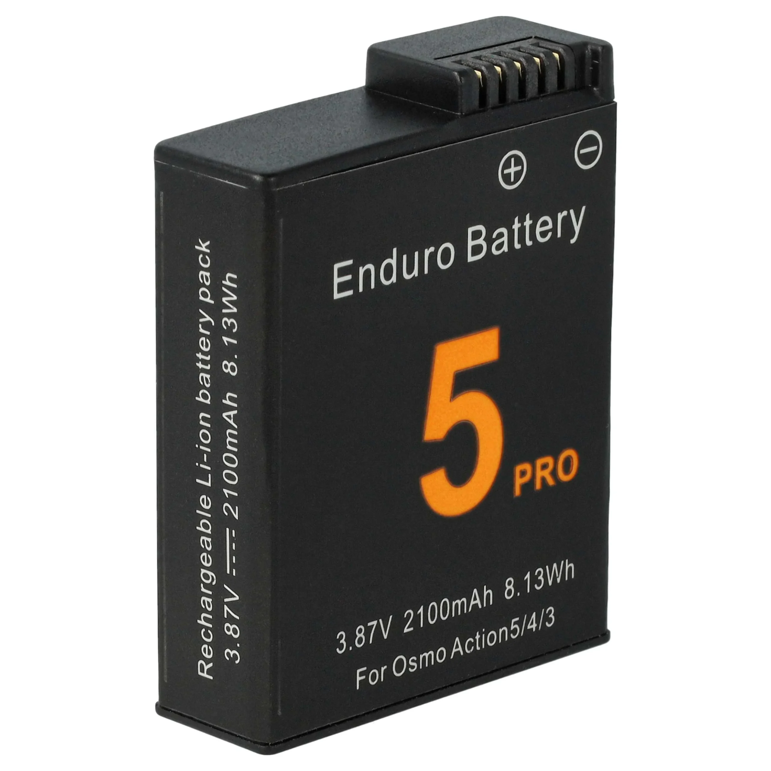 Batterie remplace DJI BCX204-1950-3.87, CP.OS.00000370.01 pour caméra de poche DJI- 2100mAh 3,8V Li-ion