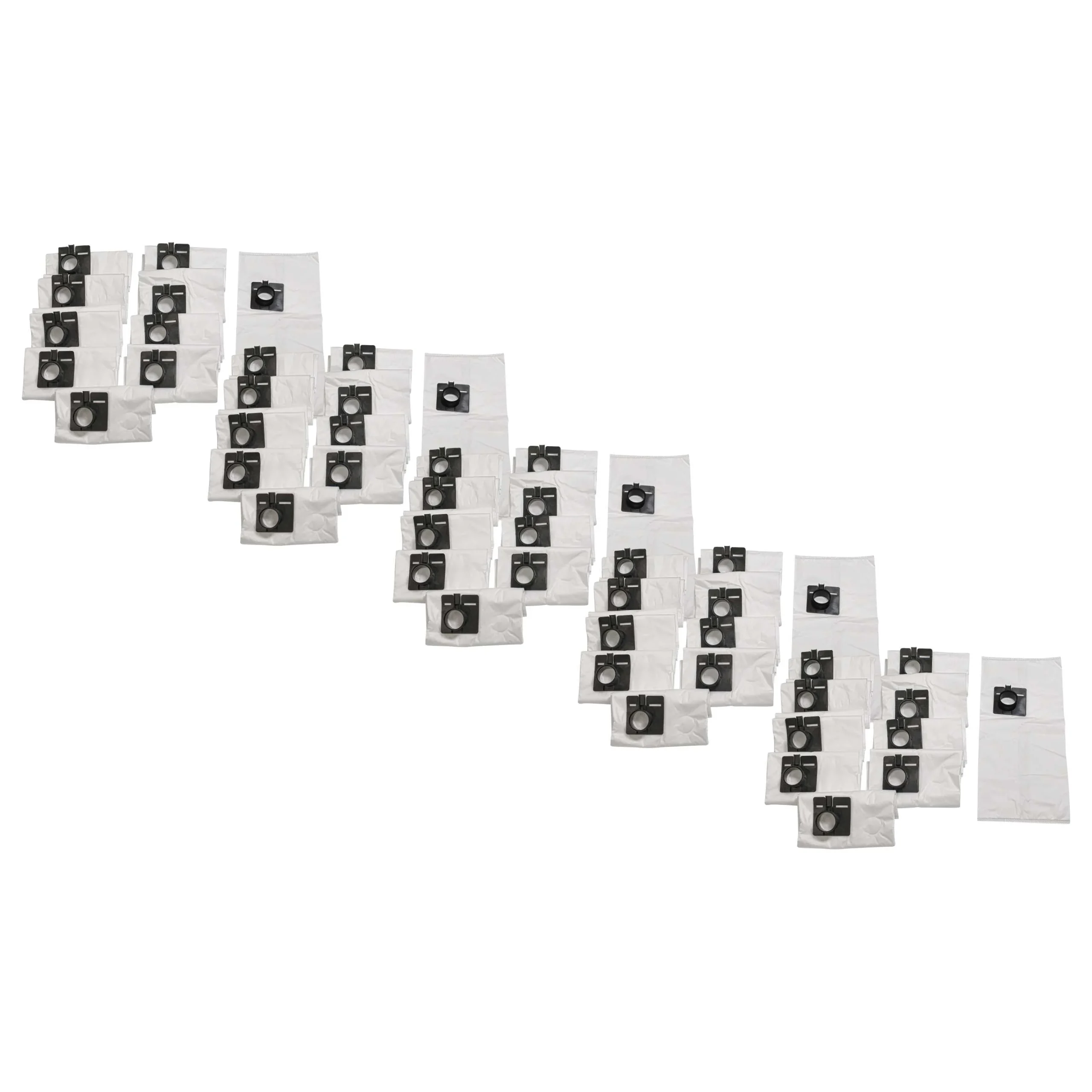 50x Sac remplace Bosch Typ W, Typ X pour aspirateur Kränzle - microfibre non tissée
