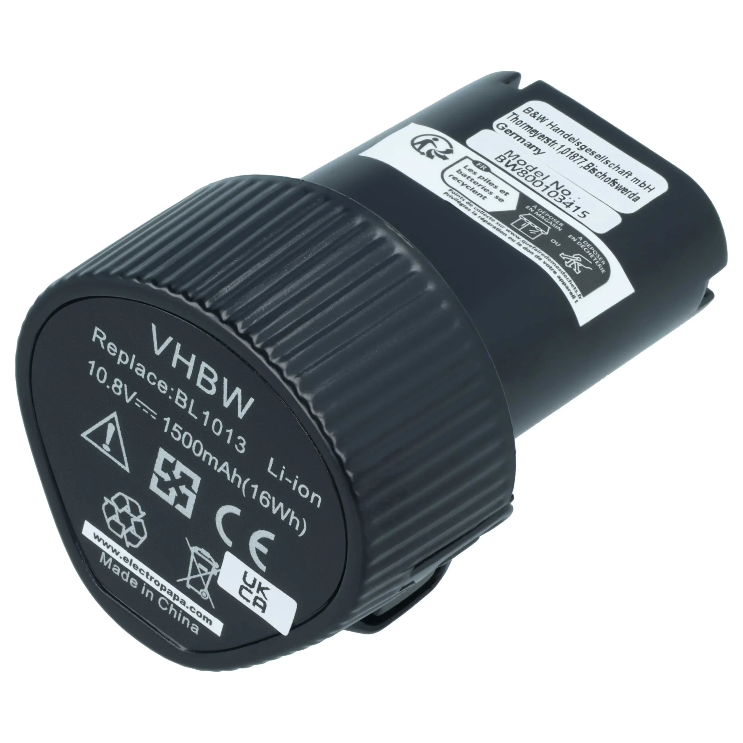 Batterie remplace Makita 194550-6, 194551-4, 194588-1, 195332-9 outil électrique Makita - 1,5Ah 10,8V Li-ion