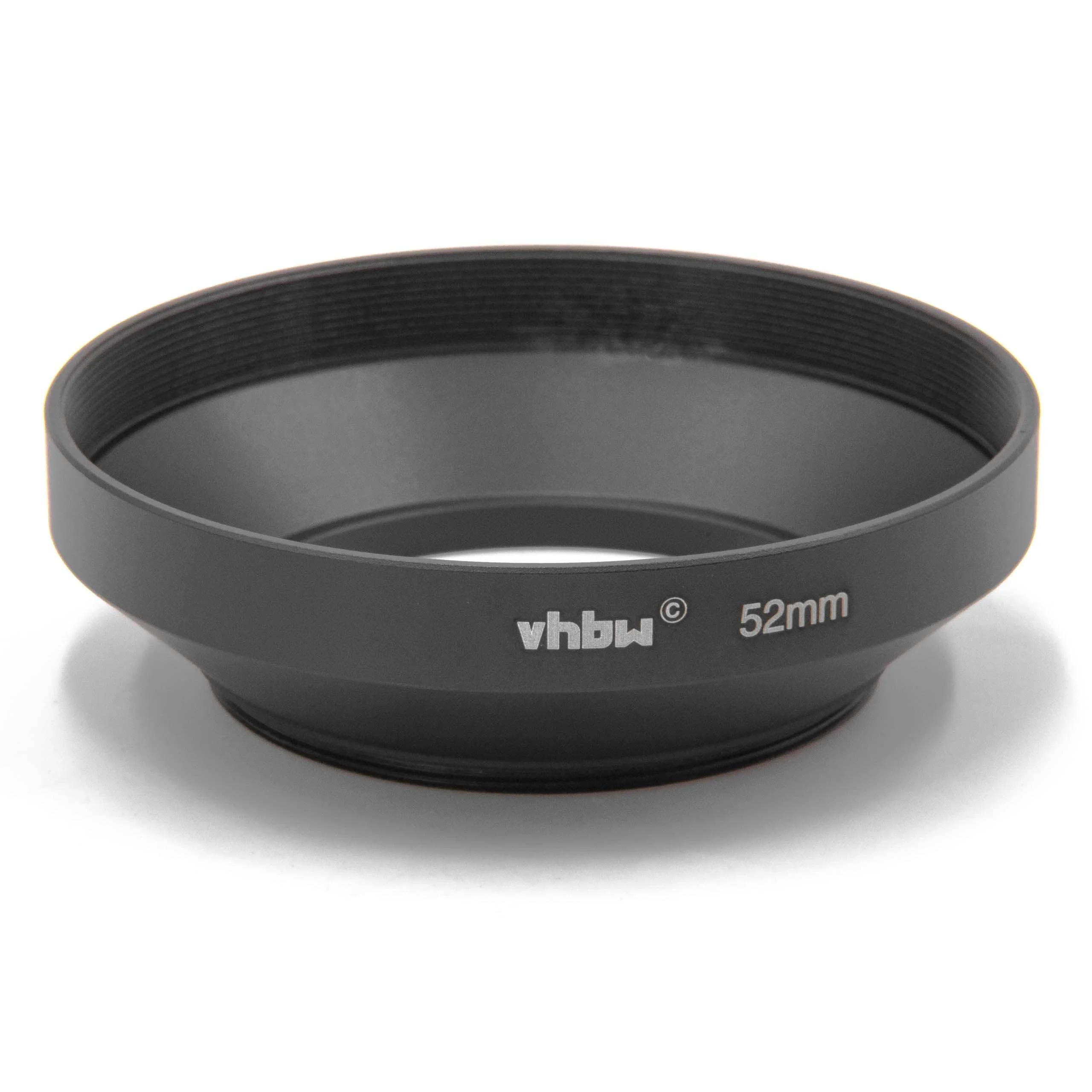 Pare-soleil pour objectif de diamètre 52mm grand-angle