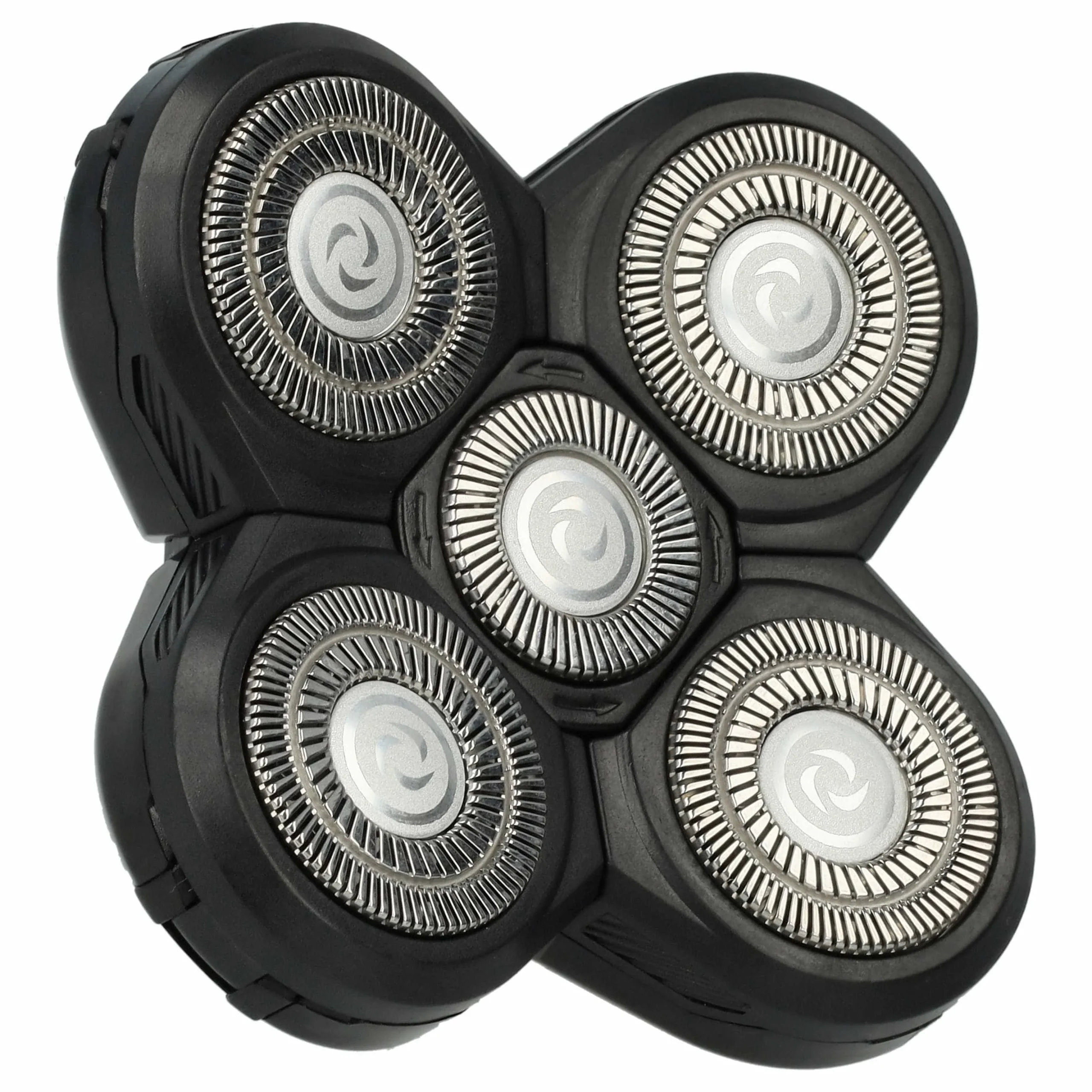 Tête de rasoir remplace Philips RQ12, RQ50, RQ12+, RQ40 pour rasoir électrique Philips - noir