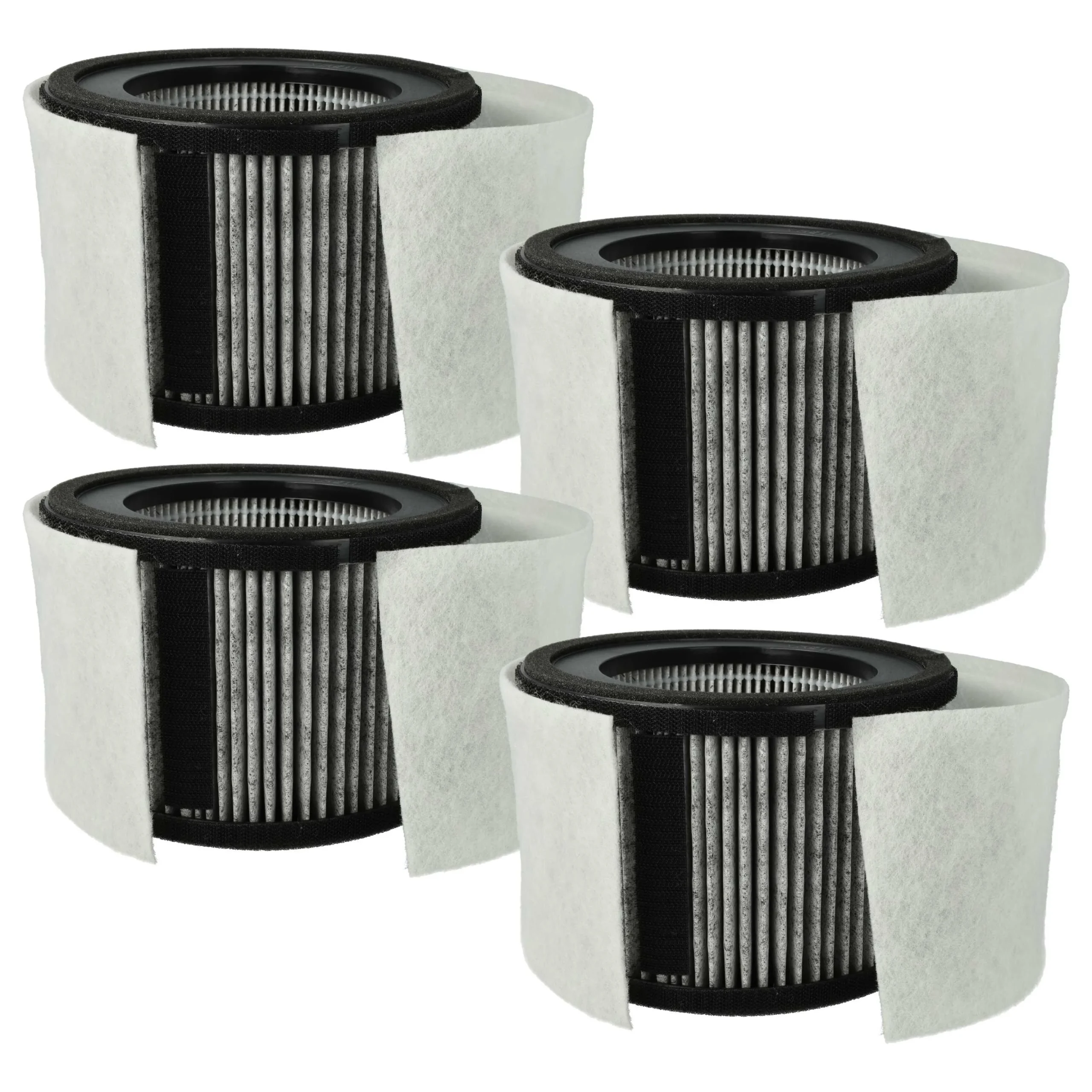 4x Filtre remplace Leifheit / Soehnle 68129, 68106 pour épurateur - plastique