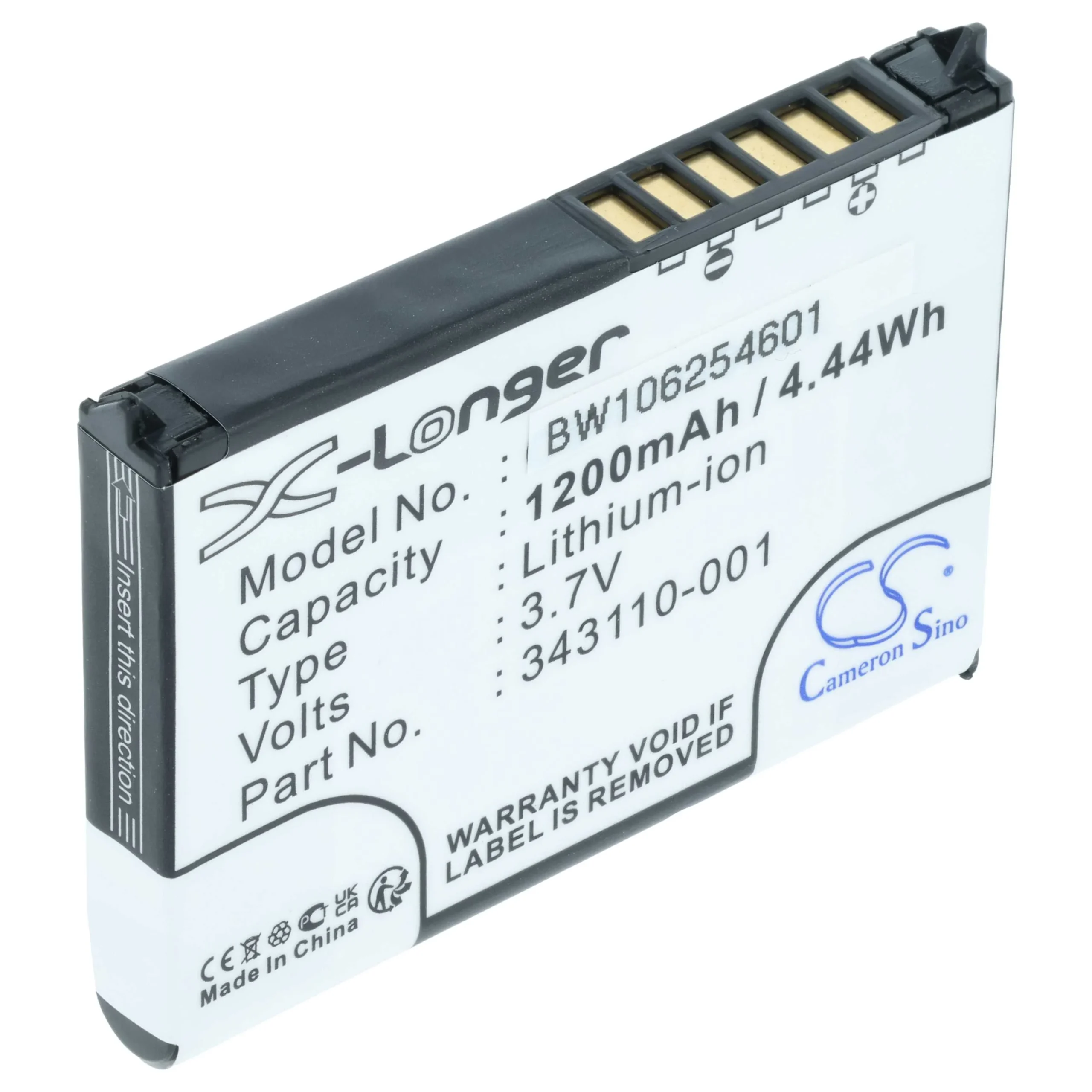 Batterie remplace Fujitsu Siemens PL400MB, 10600405394 pour ordinateur de poche HP - 1000mAh 3,7V Li-ion