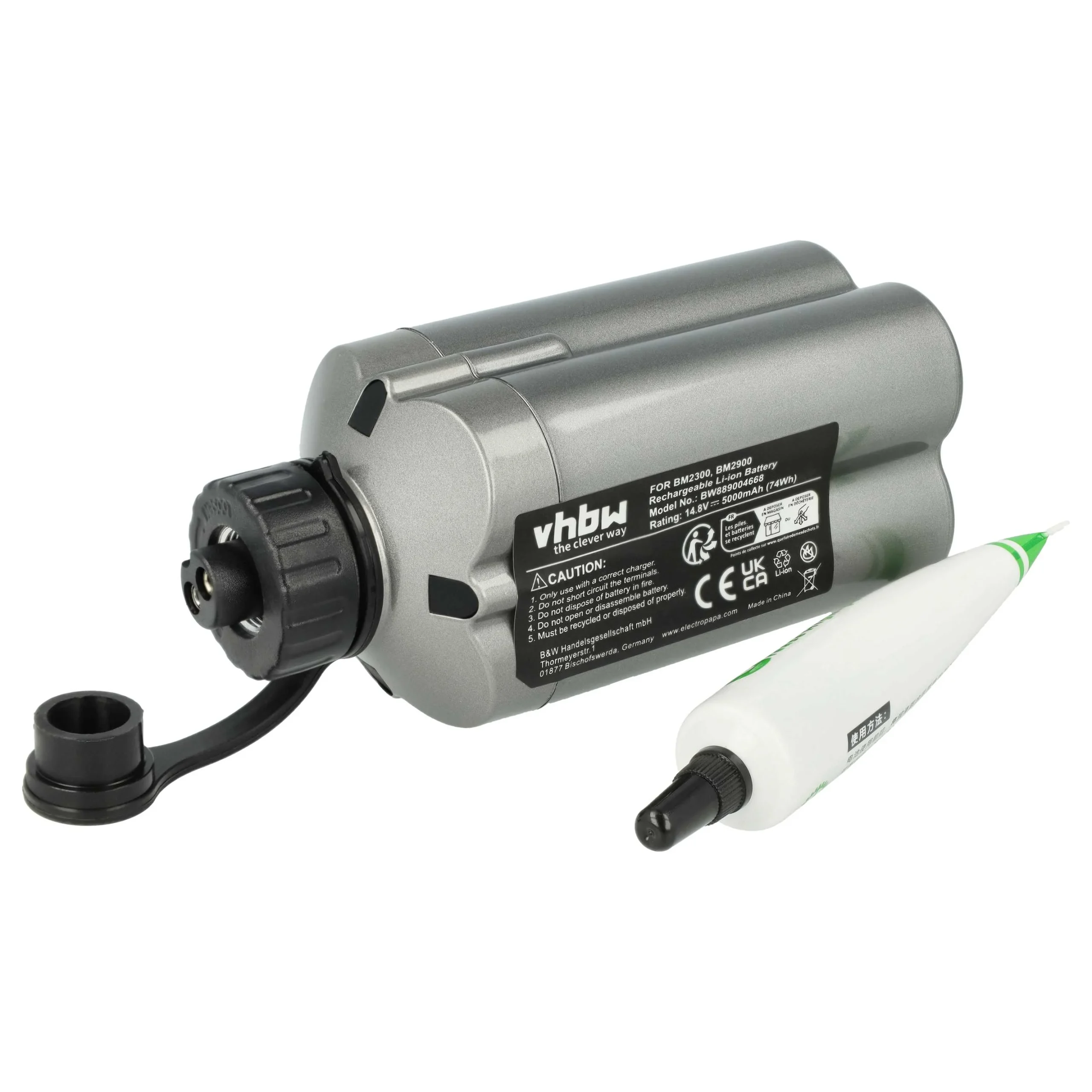Batterie remplace Daiwa RB-CC4002, BM2500, BM2300, BM2900, BM2600 moulinet de pêche - 5000mAh 14,8V Li-ion
