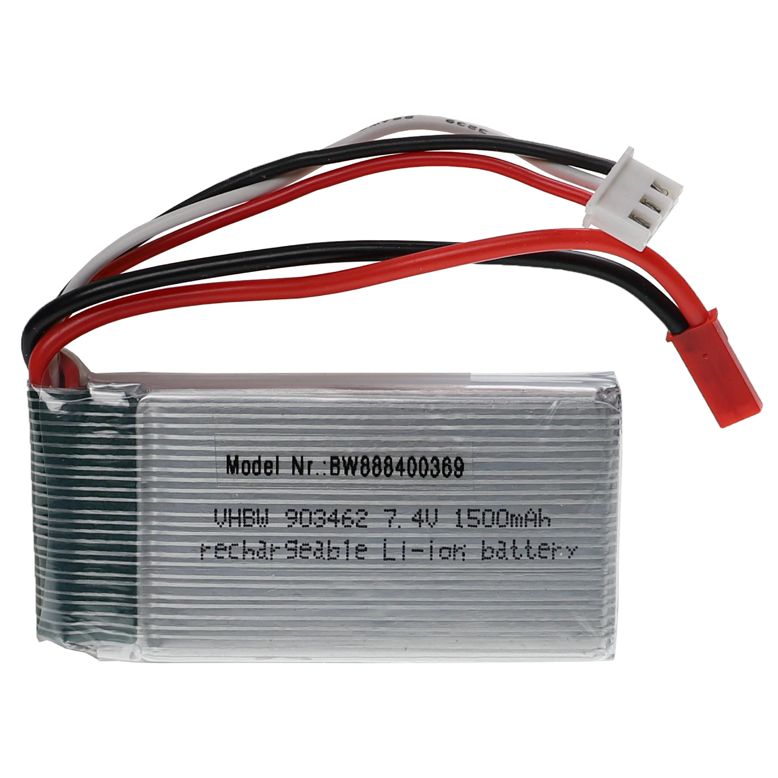 Batterie modèle radio-télécommandé - 1500mAh 7,4V Li-polymère, BEC