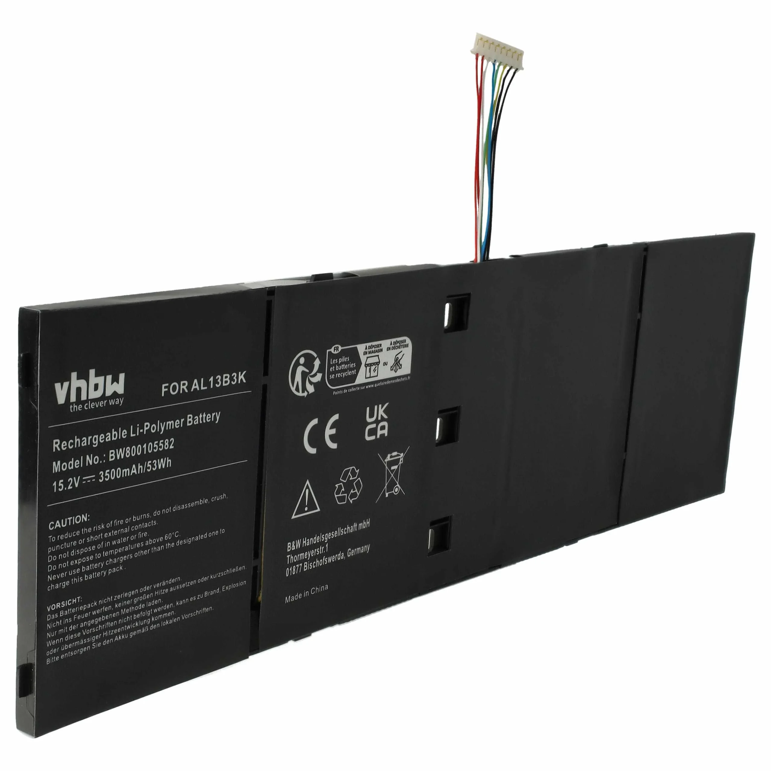 Batterie remplace Acer 41CP6/60/80, 41CP6/60/78 pour ordinateur portable Acer- 3500mAh 15,2V Li-polymère