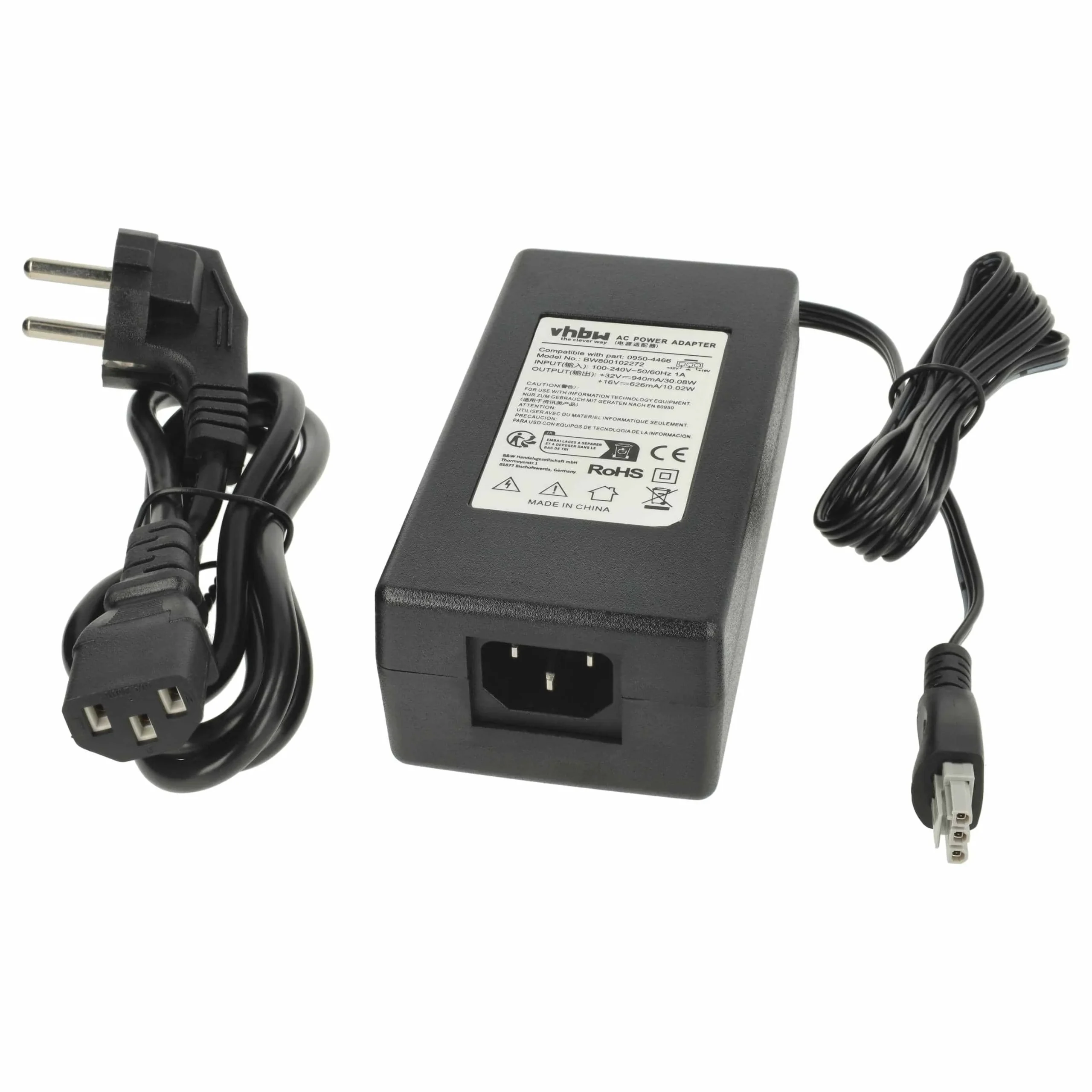 Bloc d'alimentation remplace HP 0950-4466, 0957-2153, 0957-2146, 0957-2094, 0957-2083 pour imprimante