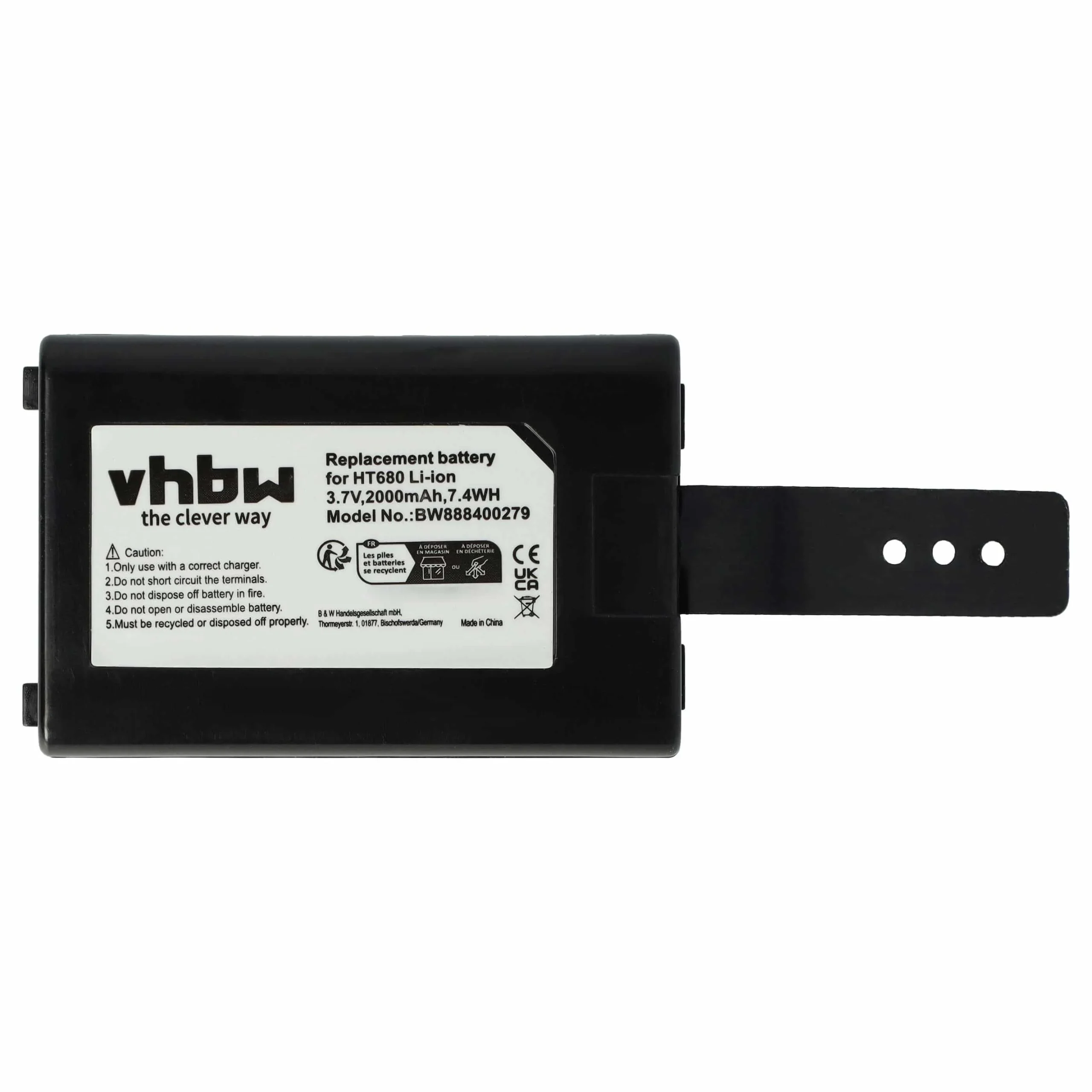 Batterie remplace Unitech 1400-900001G, 1400-900005G pour ordinateur mobile PDA Unitech - 2000mAh