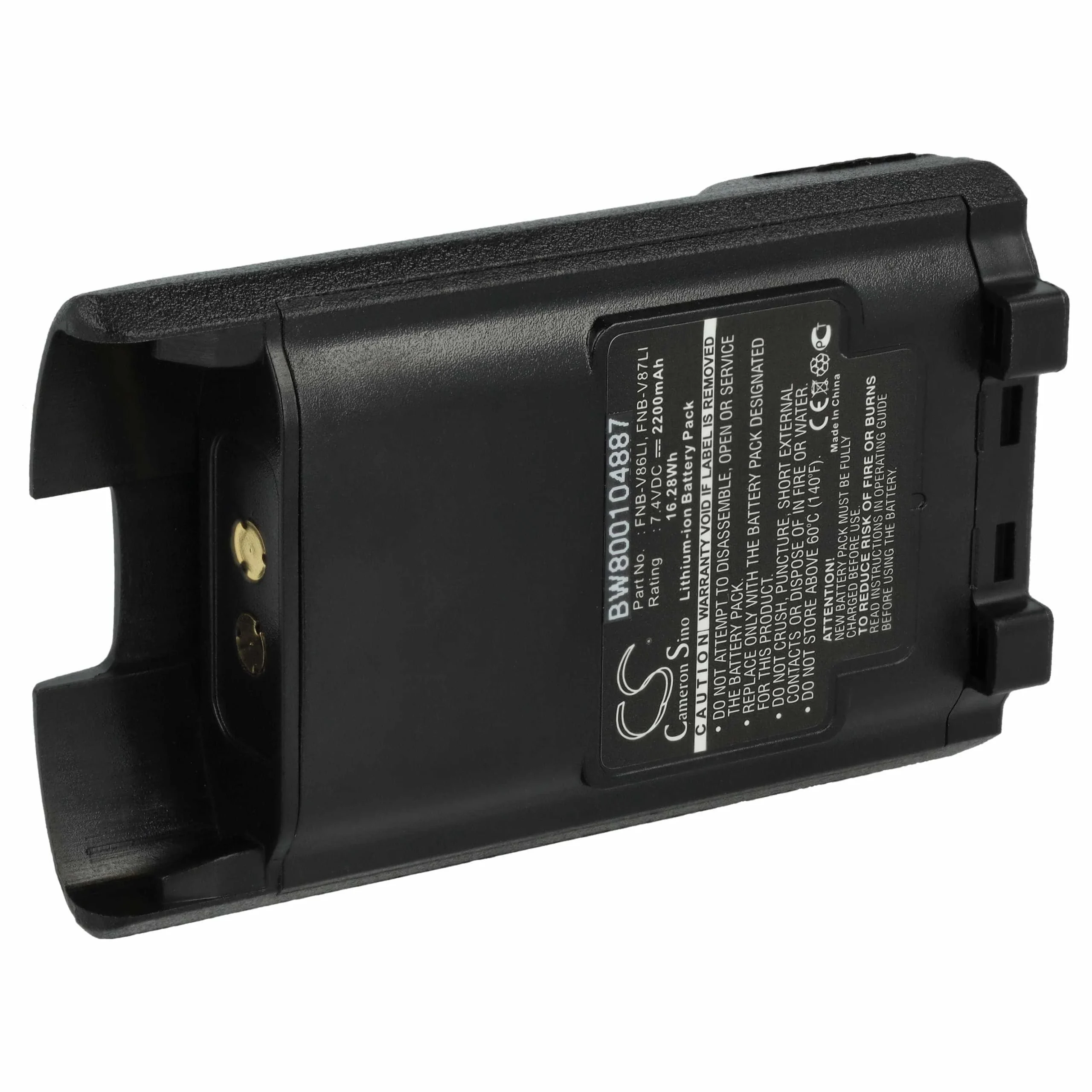Batterie remplace Yaesu Vertex FNB-V86Li, FNB-V86 pour radio talkie-walkie Vertex Yaesu- 2200mAh 7,4V Li-ion