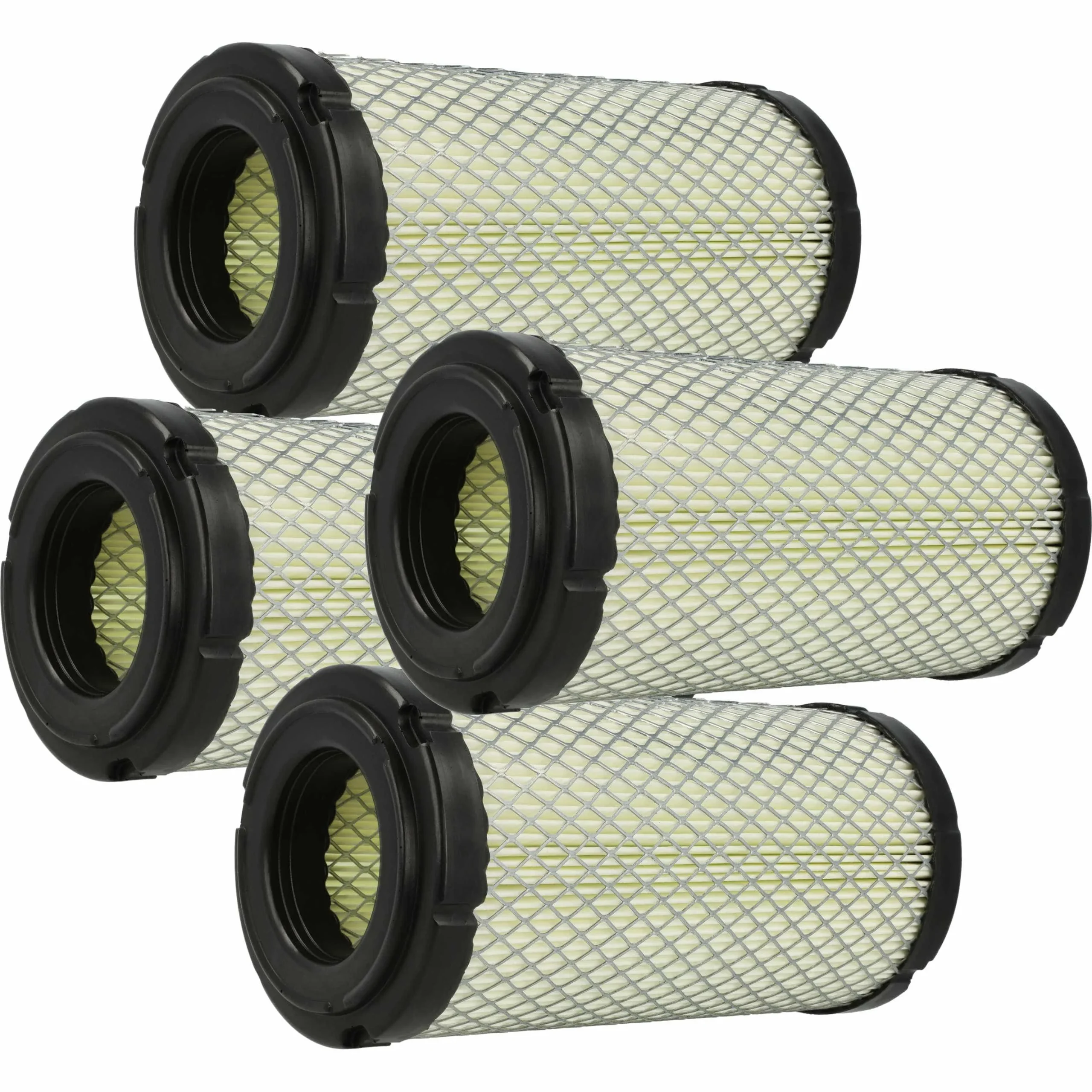 4x Filtre à air remplace ACI 30002183, 0646530, 3000D395 pour pelleteuse Hitachi - Filtre moteur extérieur