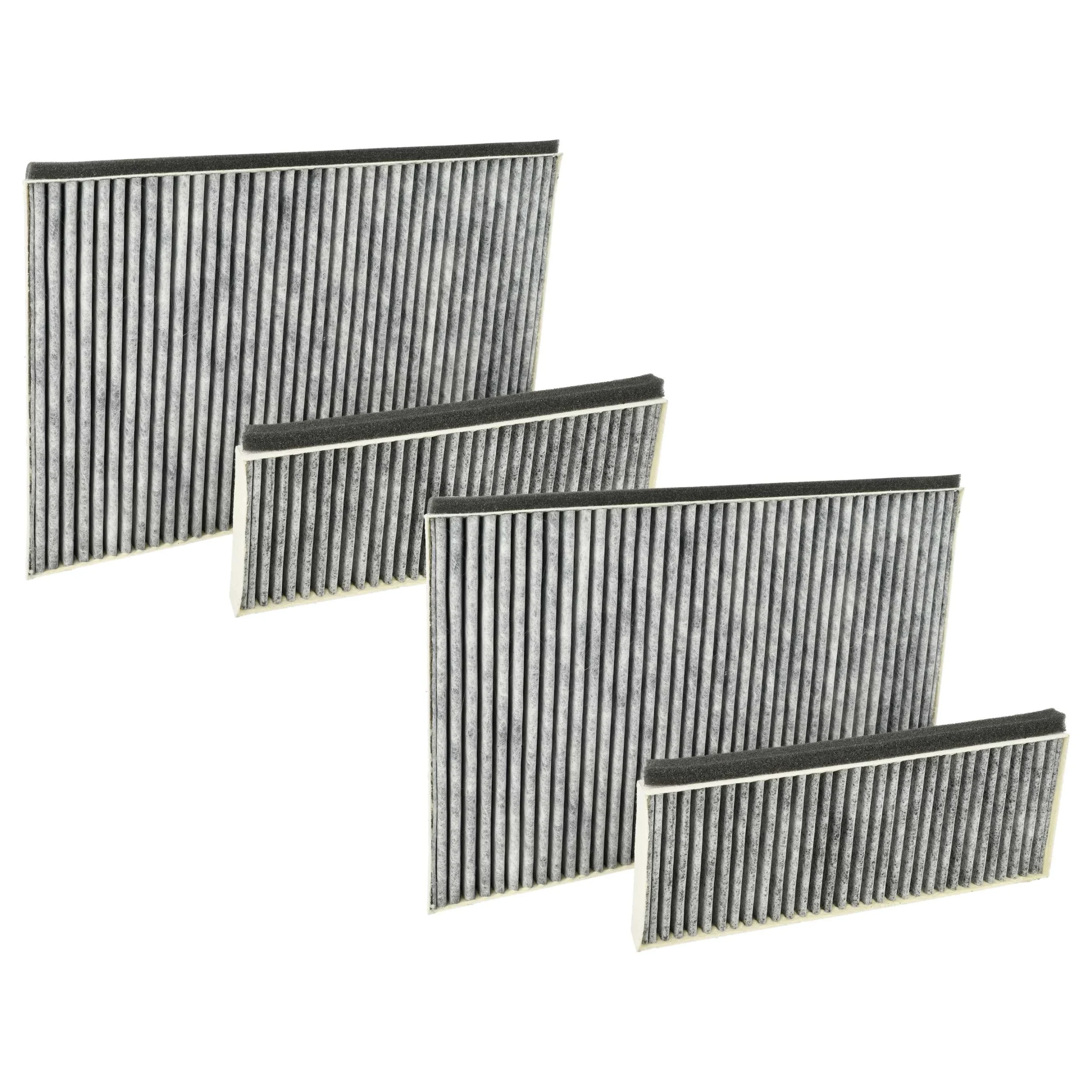 4x filtres pour hotte aspirante remplacement pour Alapure HFK8700 - filtre à charbon actif