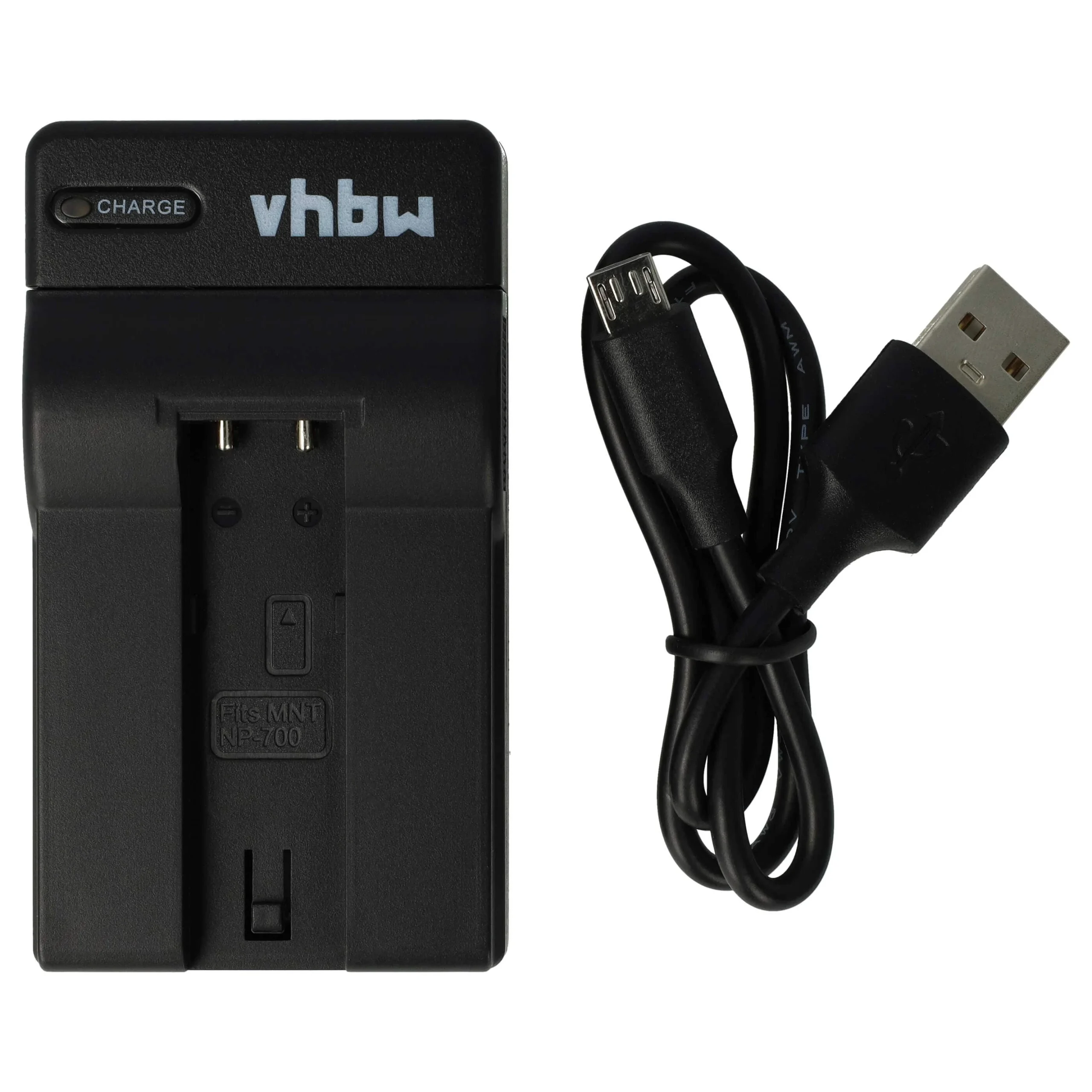 Chargeur USB-C + câble USB-C pour appareil photo Pentax, Konica Minolta, Samsung, Sanyo - 0,5 A