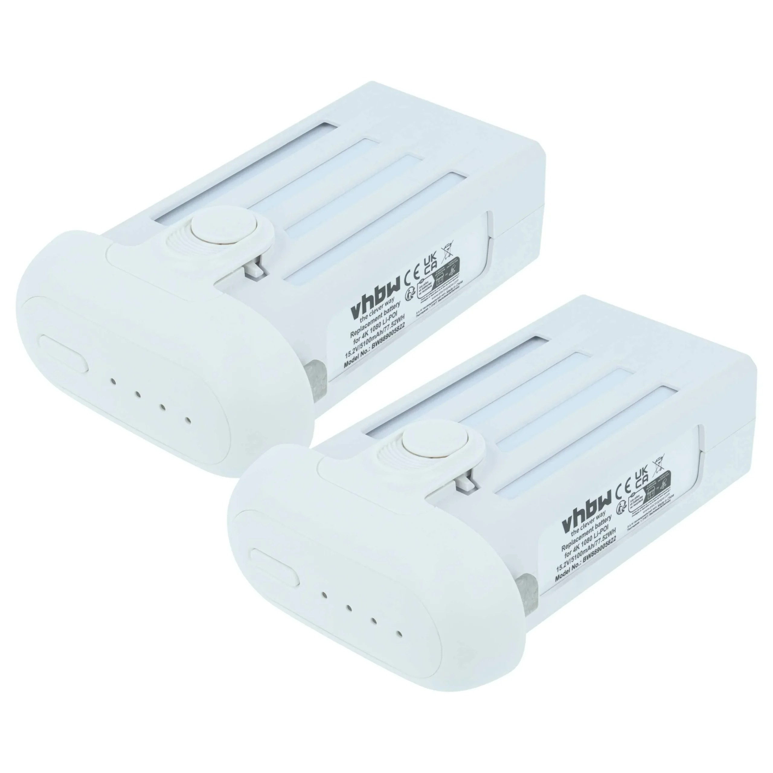 2x Batteries pour drone Xiaomi 4K Version 1080- 5100mAh 15,2V Li-polymère