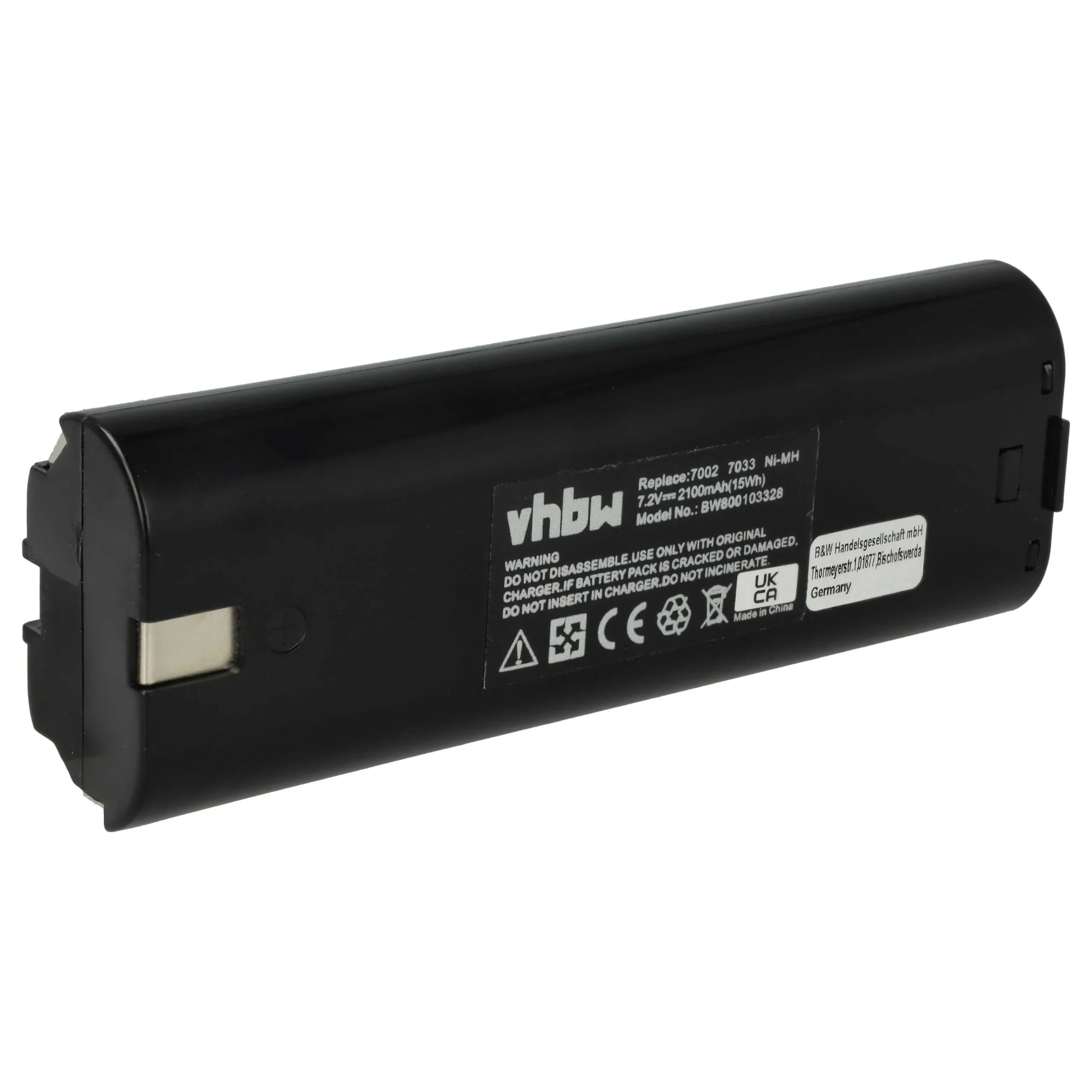 Batterie remplace Einhell 91011 outil électrique Mikrofyn - 2,1Ah 7,2V NiMH