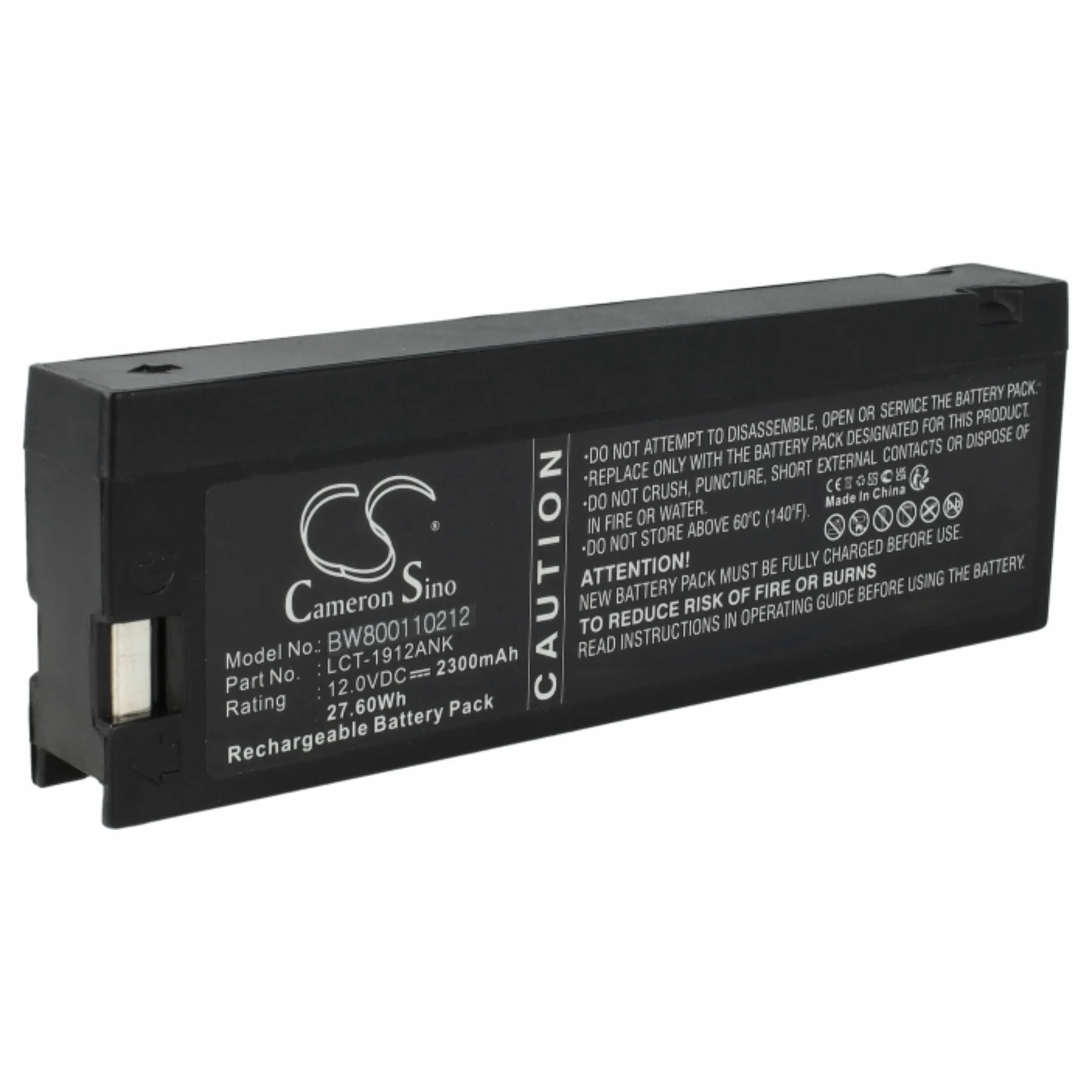 Batterie remplace BLAUPUNKT CR-2000S pour appareil médical Philips - 2300mAh 12V AGM
