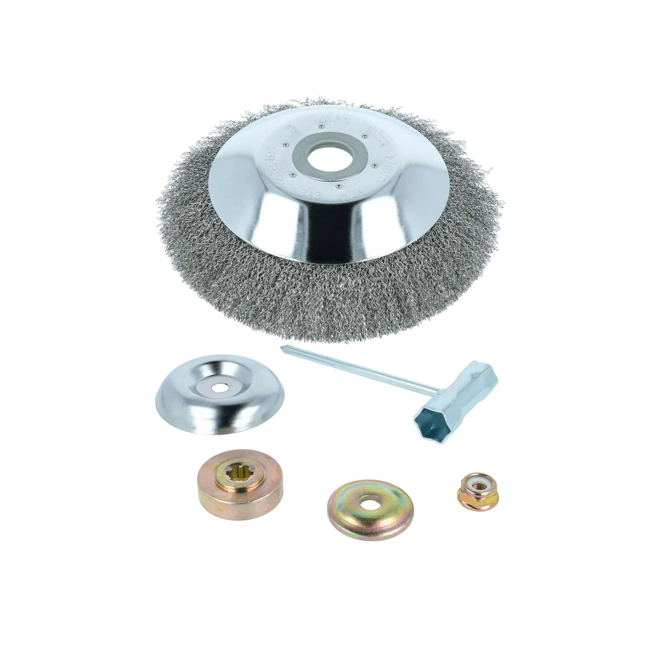 Brosse à désherber douce pour outil, débroussailleuse Dolmar, Honda, Kawasaki, Makita - Maille fine + kit d'ac