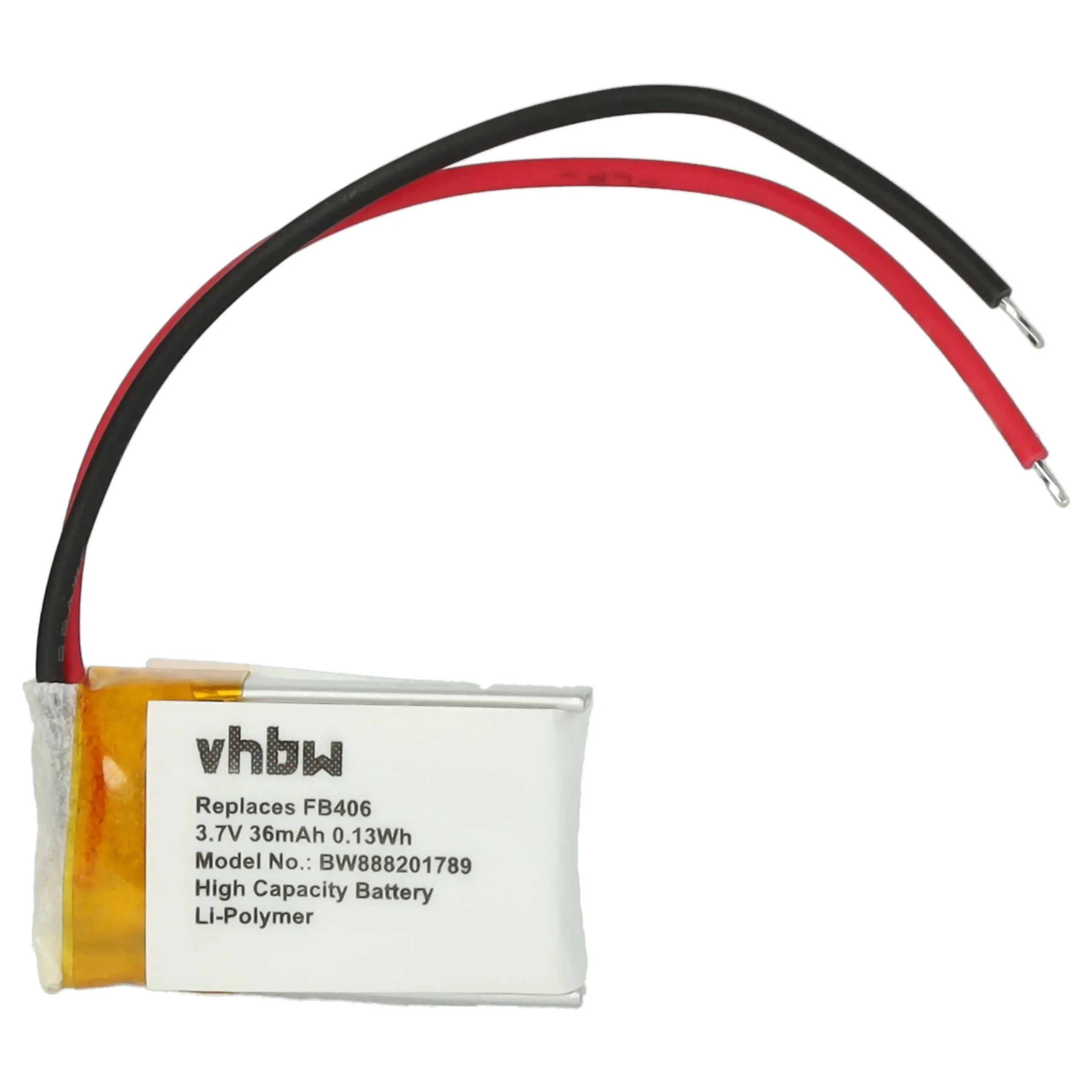 Batterie remplace Fitbit FB406 montre connectée - 36mAh 3,7V Li-polymère + outils