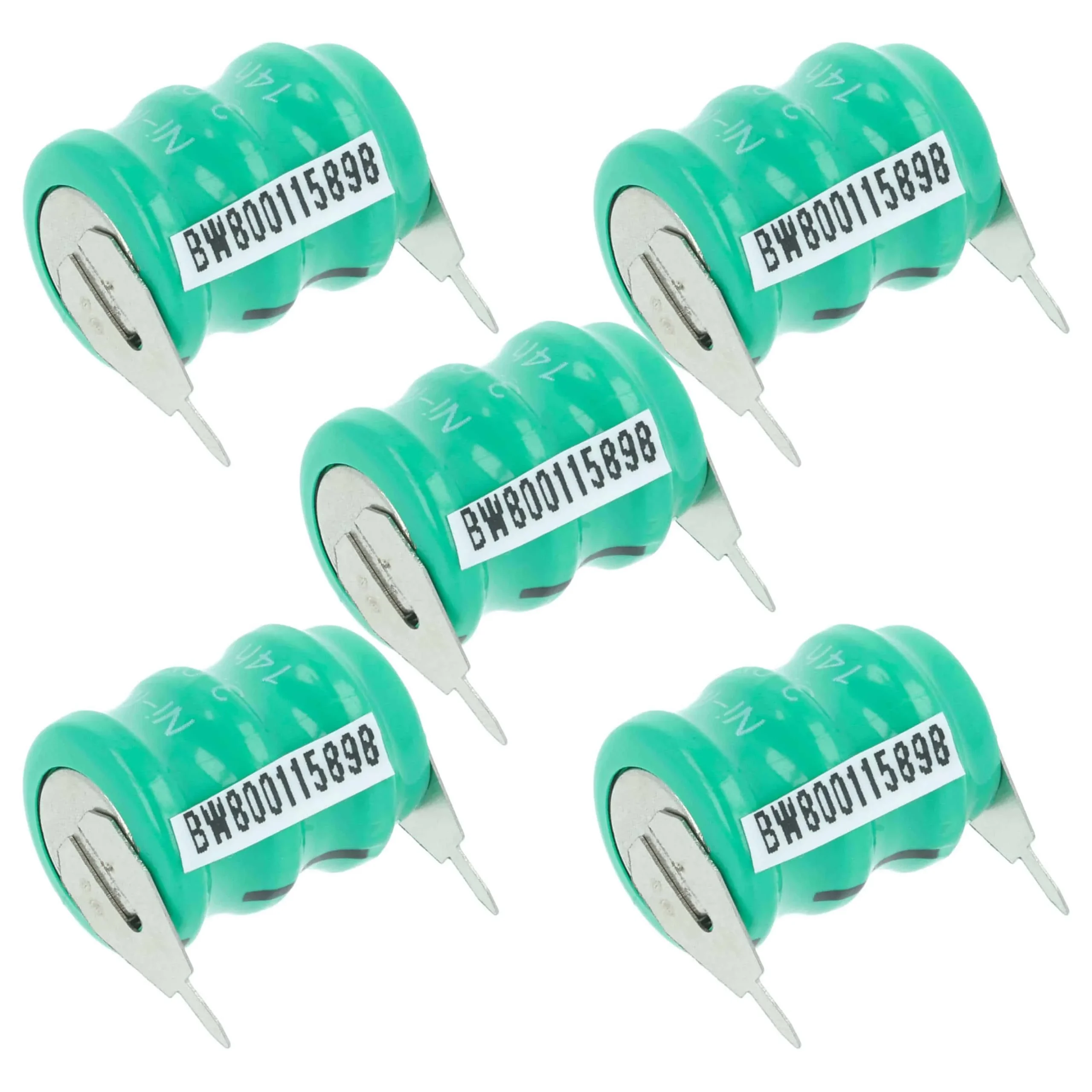 5x Piles bouton de type V40H pour le modélisme et autres - 40mAh 3,6V NiMH