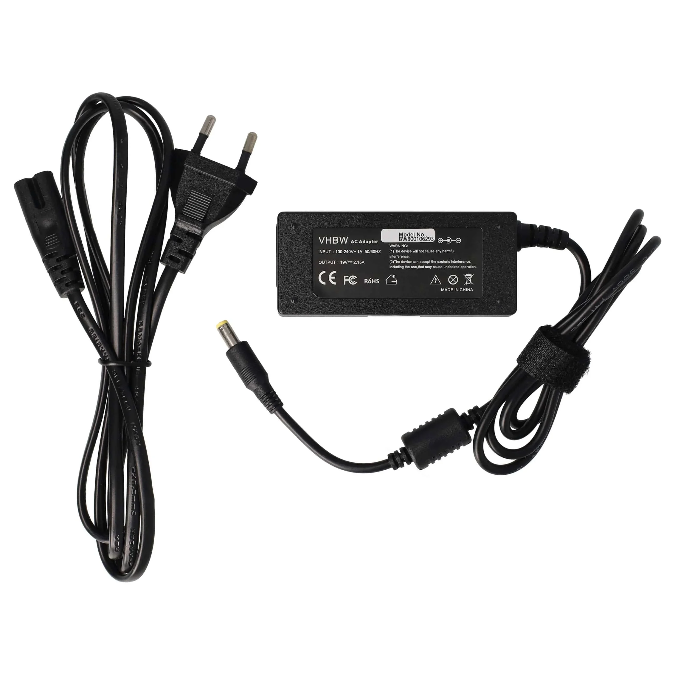 Alimentation remplace Acer A045R016L, A13-045N2A, ADP-40TH A pour ordinateur portable Acer - 200 cm, 40 W