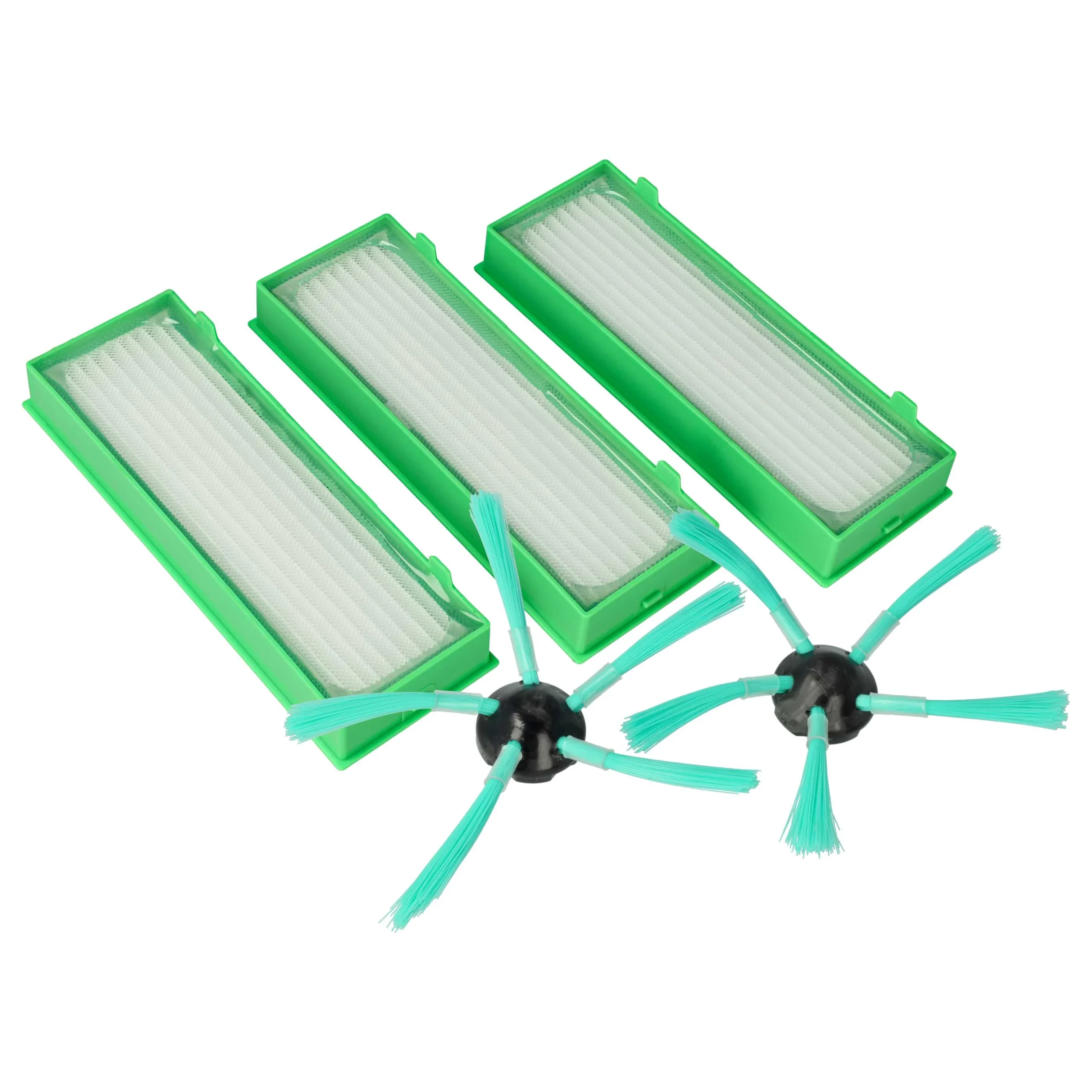 Kit d'entretien 5 pièces pour robot aspirateur Vorwerk Kobold VR-300, VR300, VR-200, VR200 - filtre HEPA, bros