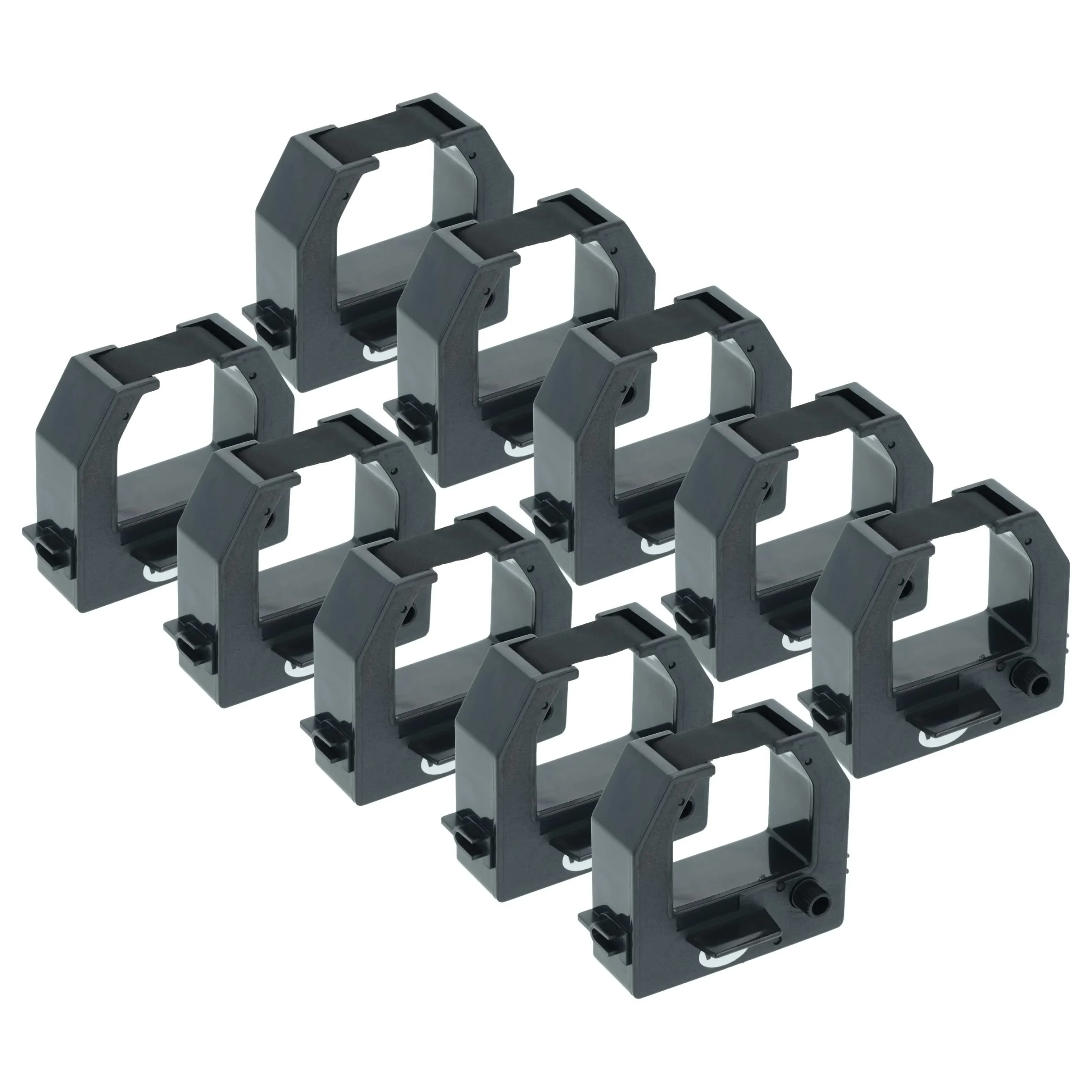 10x Ruban encreur remplace CE-319250, CE-319252 pour imprimante matricielle / étiquette - noir