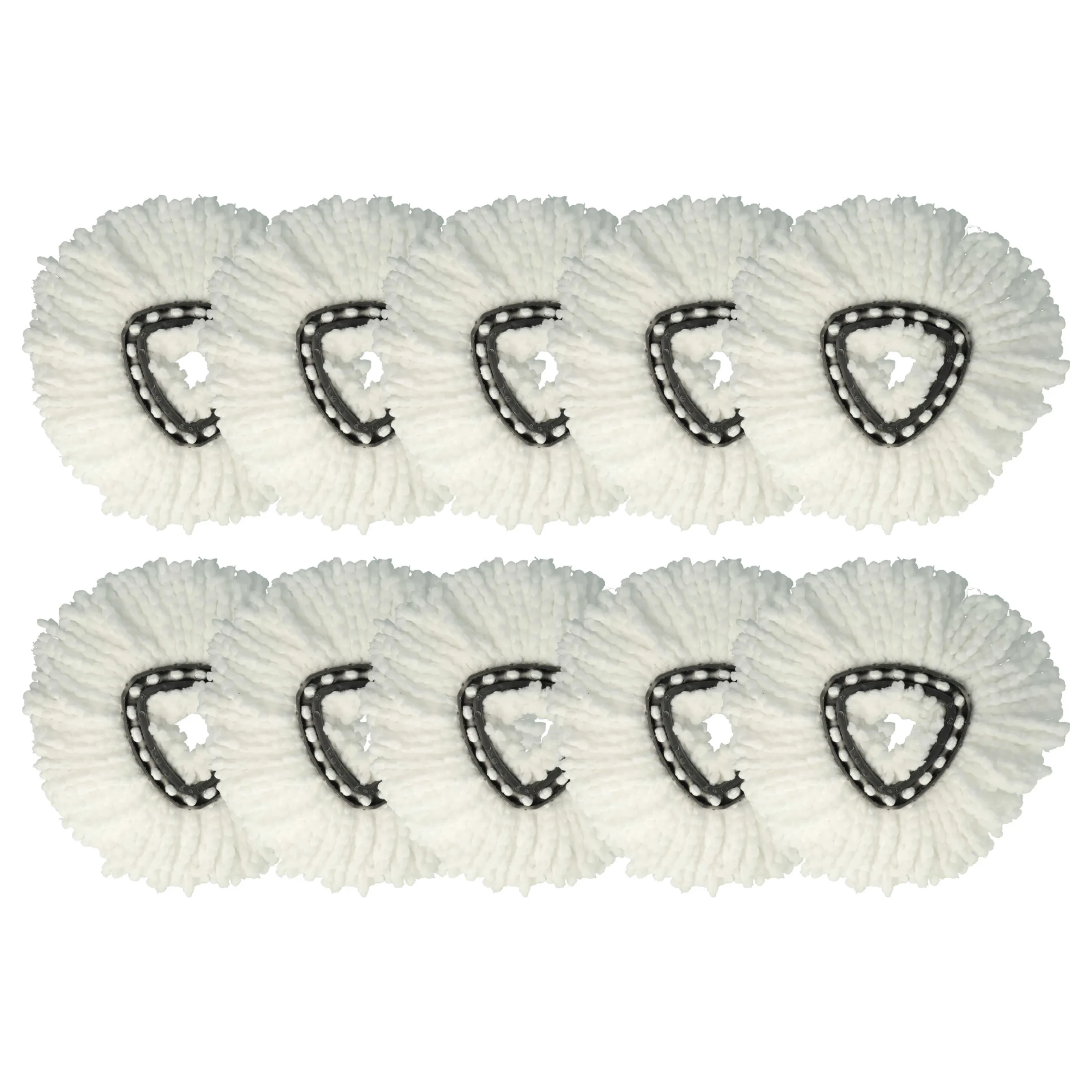 10x Lingette remplace Vileda 152623 pour balais serpillère Vileda - microfibre, blanc