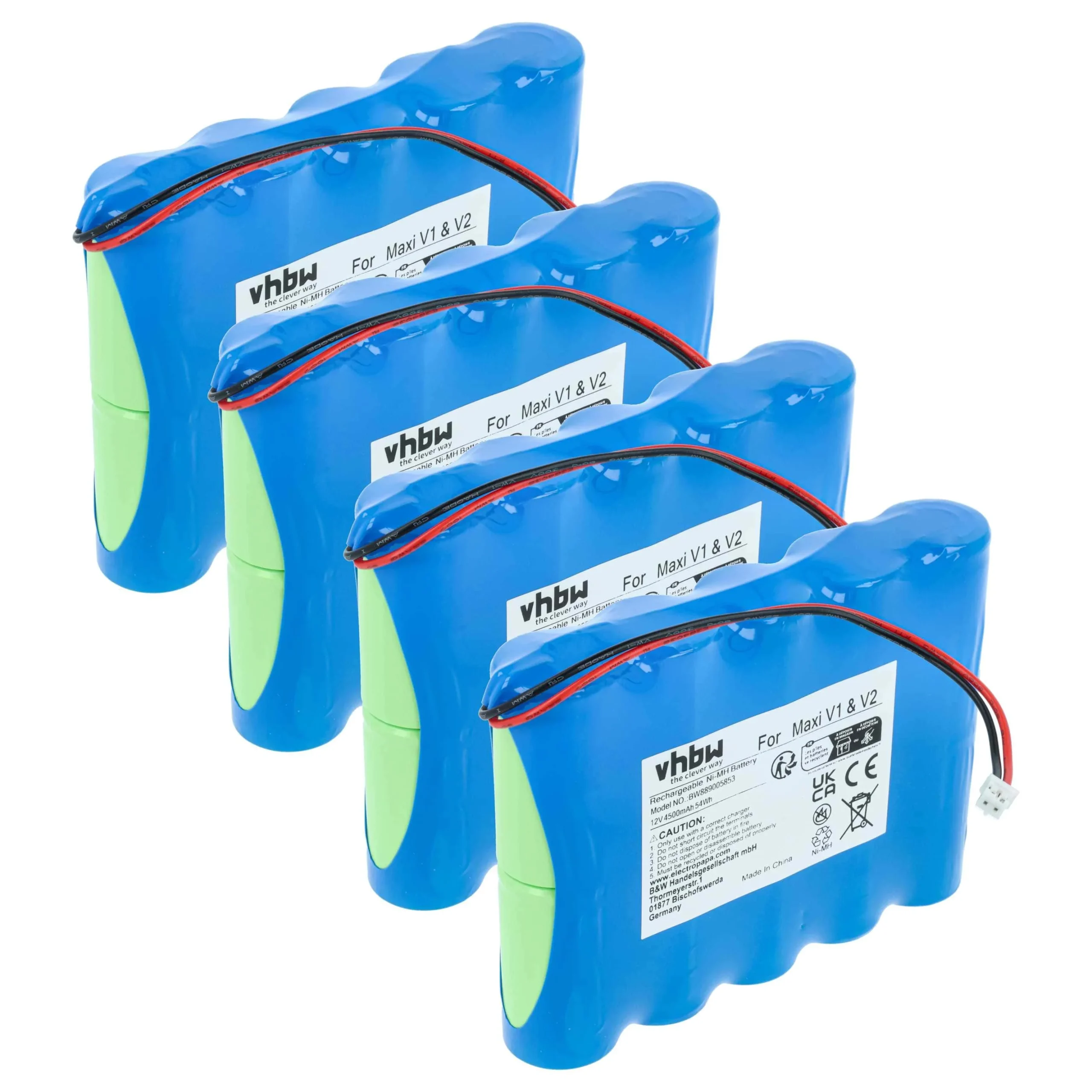 Batterie (4 pcs.) lampe LED - 4,5Ah 12V NiMH