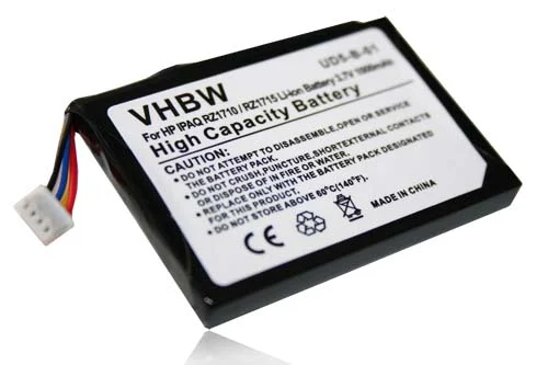 Batterie remplace 365748-001, 367194-001, 365748-005 pour navigation GPS HP - 1000mAh 3,7V Li-ion