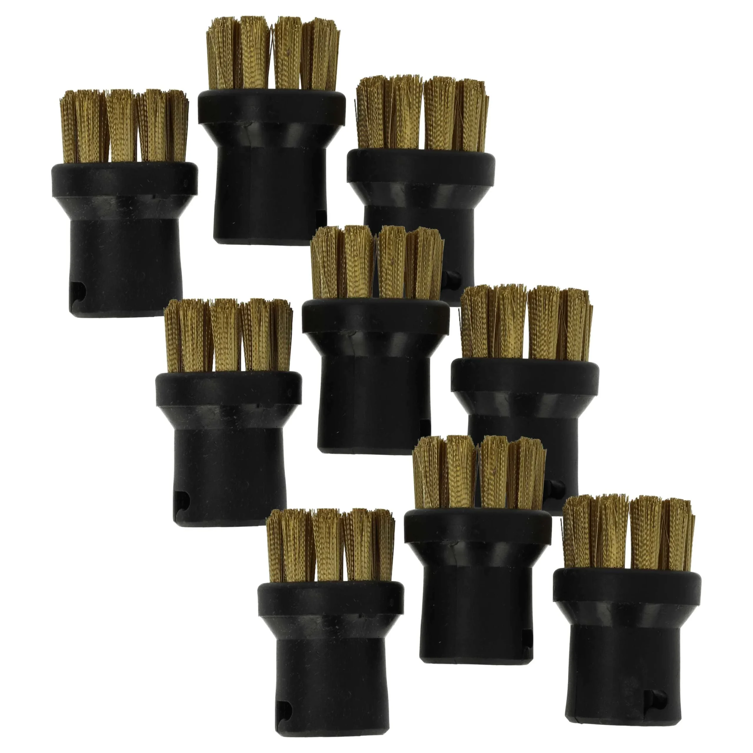 9x Brosse ronde pour nettoyeur vapeur Kärcher Easyfix SC 3, SC 4, SC 5 - WEITERE INFOS