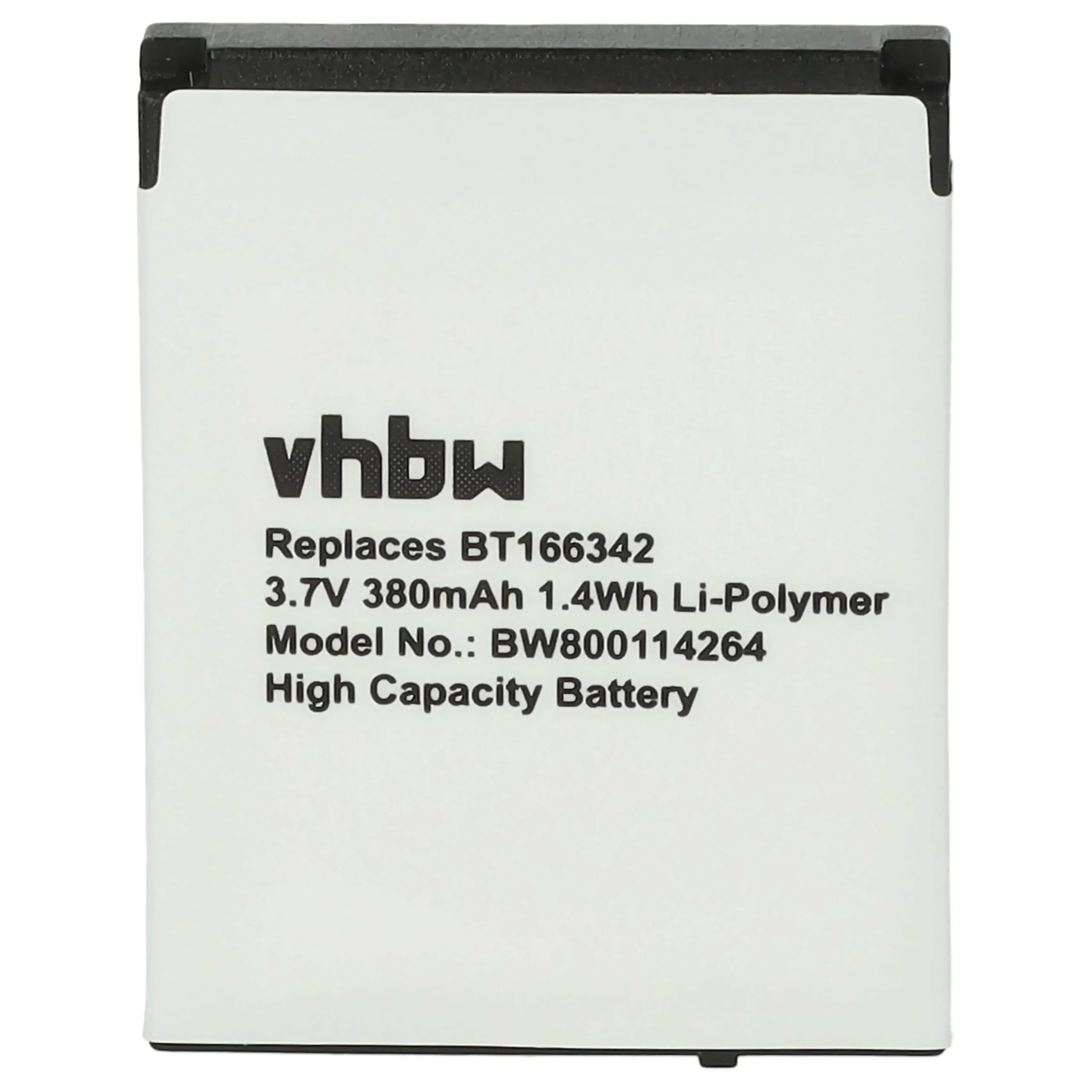 Batterie remplace BT166342, PX8914-944, BT266342 montre connectée - 380mAh 3,7V Li-polymère + outils