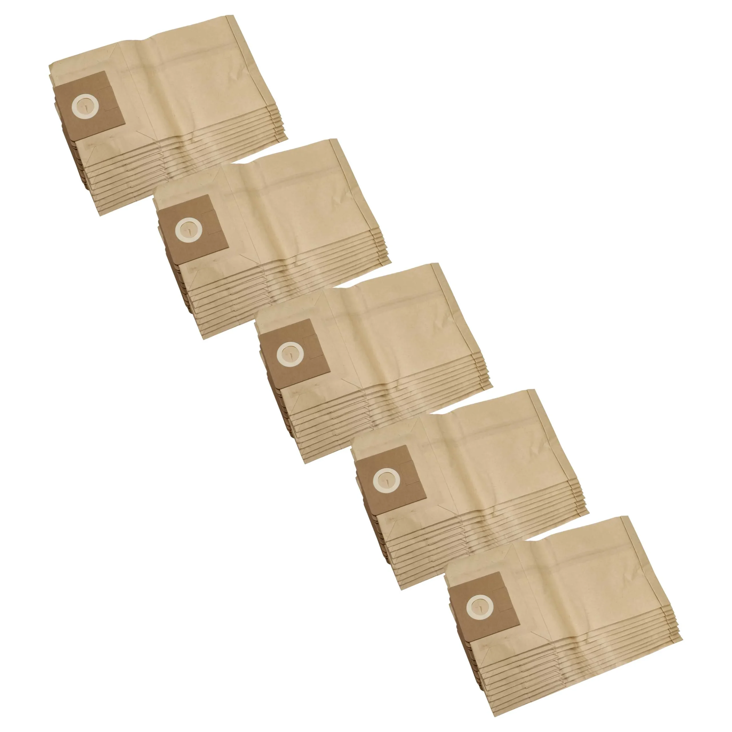 50x Sac remplace Kärcher 6.904-072, 6.904-076, 6.904-101, 6.904-175.0 pour aspirateur Fakir / Nilco - papier