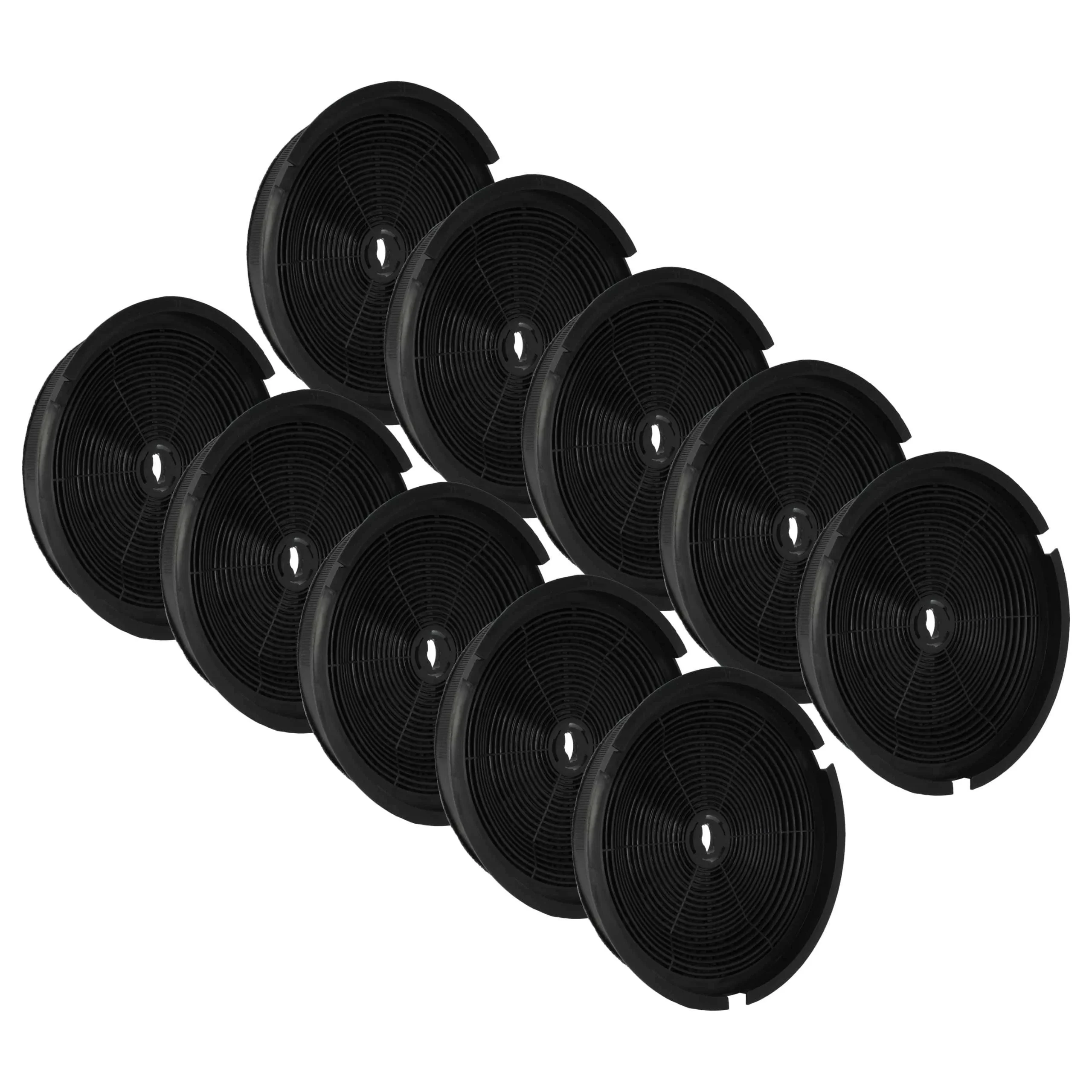 10x Filtres à charbon actif remplace Beko 9174220018, 9199001580 pour hotte Philips - Accessoires appareils ménagers