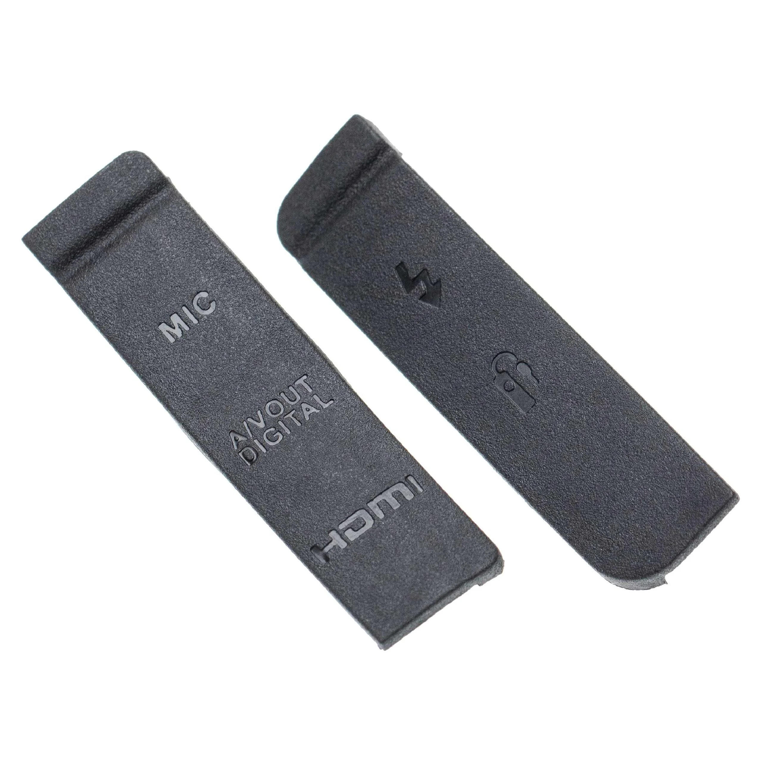2x Capuchon de prise pour appareil photo Canon EOS 7D - HDMI, A/V numérique, micro, PC-/Flash, télécommande