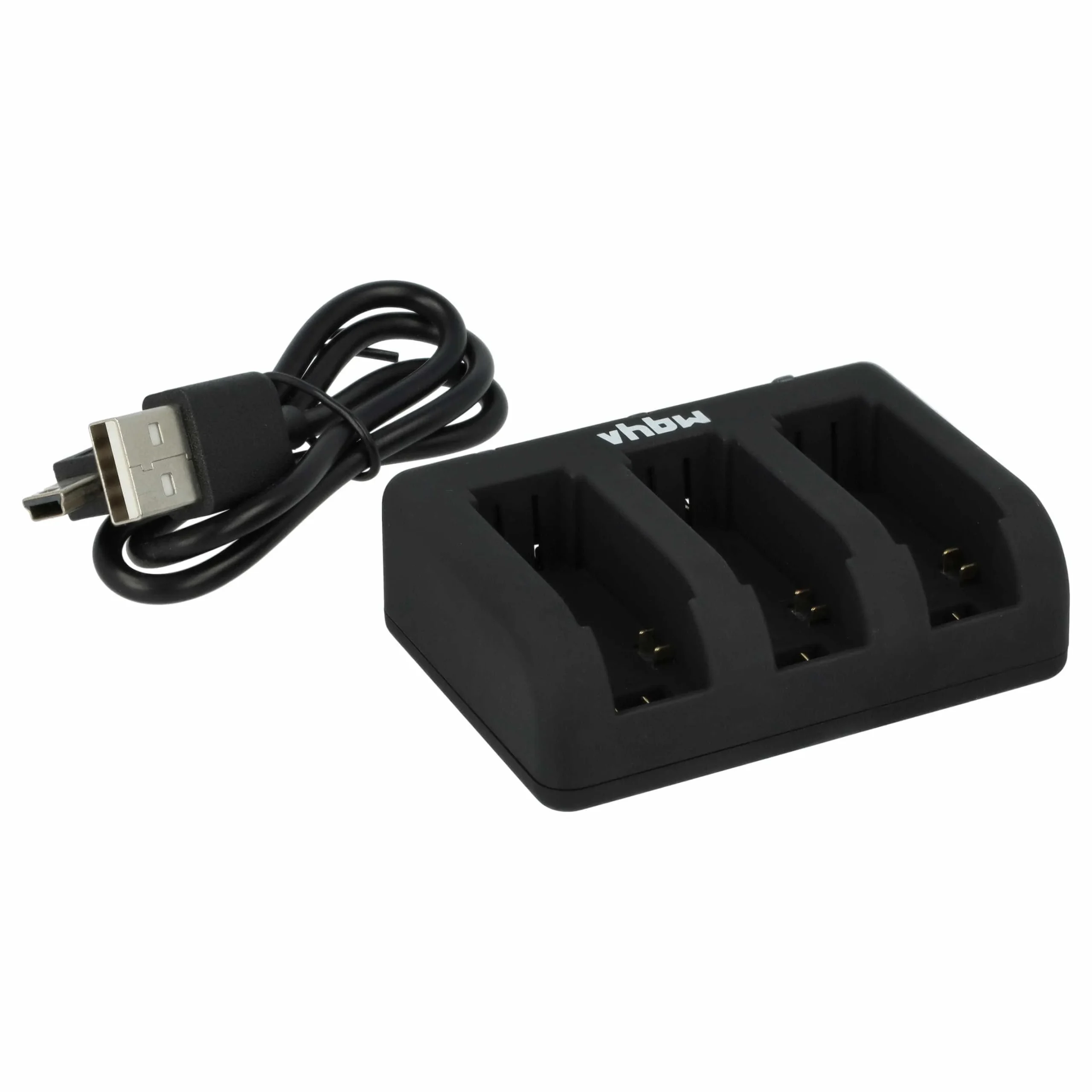 Chargeur Micro-USB + câble Micro-USB pour appareil photo GoPro HD Hero 4 Black Edition, 4 Silver Edition, 4 +