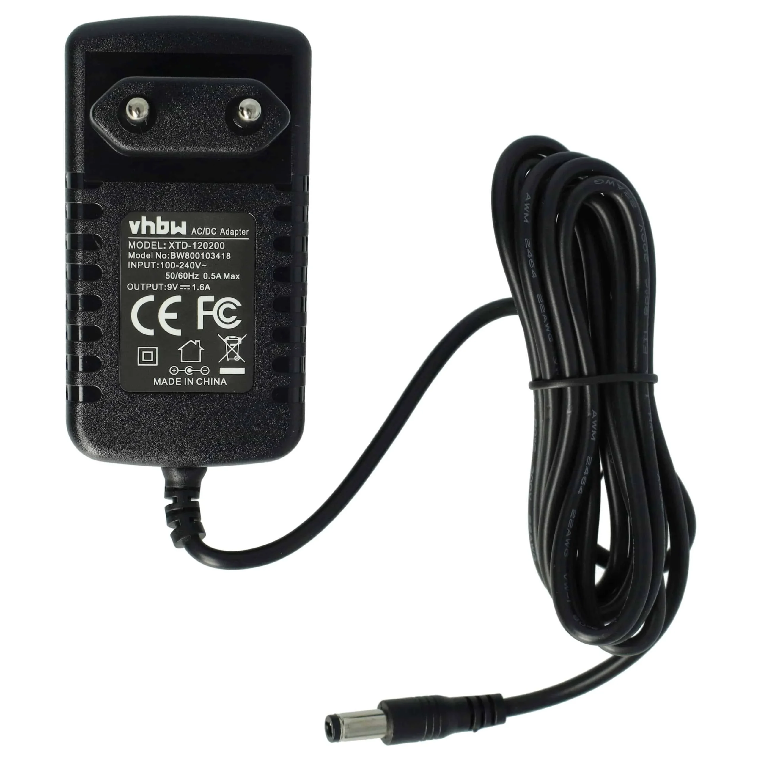 Bloc d'alimentation remplace Brother AD-24EU, AD-24, AD-24E pour imprimante
