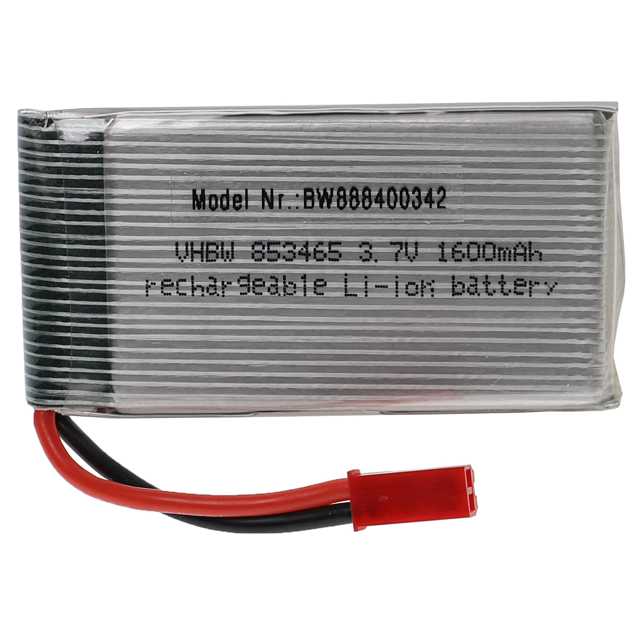 Batterie modèle radio-télécommandé - 1600mAh 3,7V Li-polymère, BEC