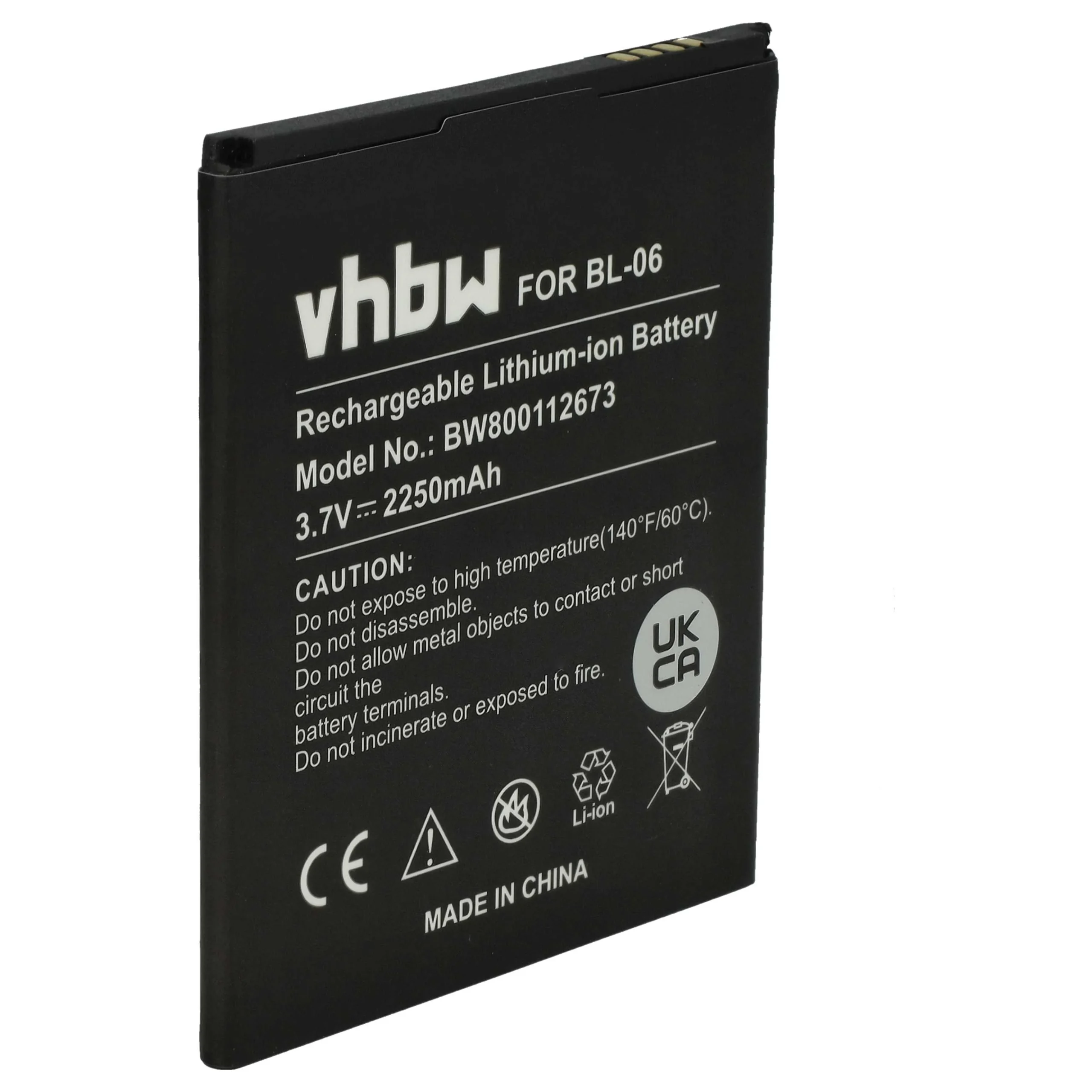 Batterie remplace BL-06 téléphone portable ThL - 2250mAh 3,7V Li-ion