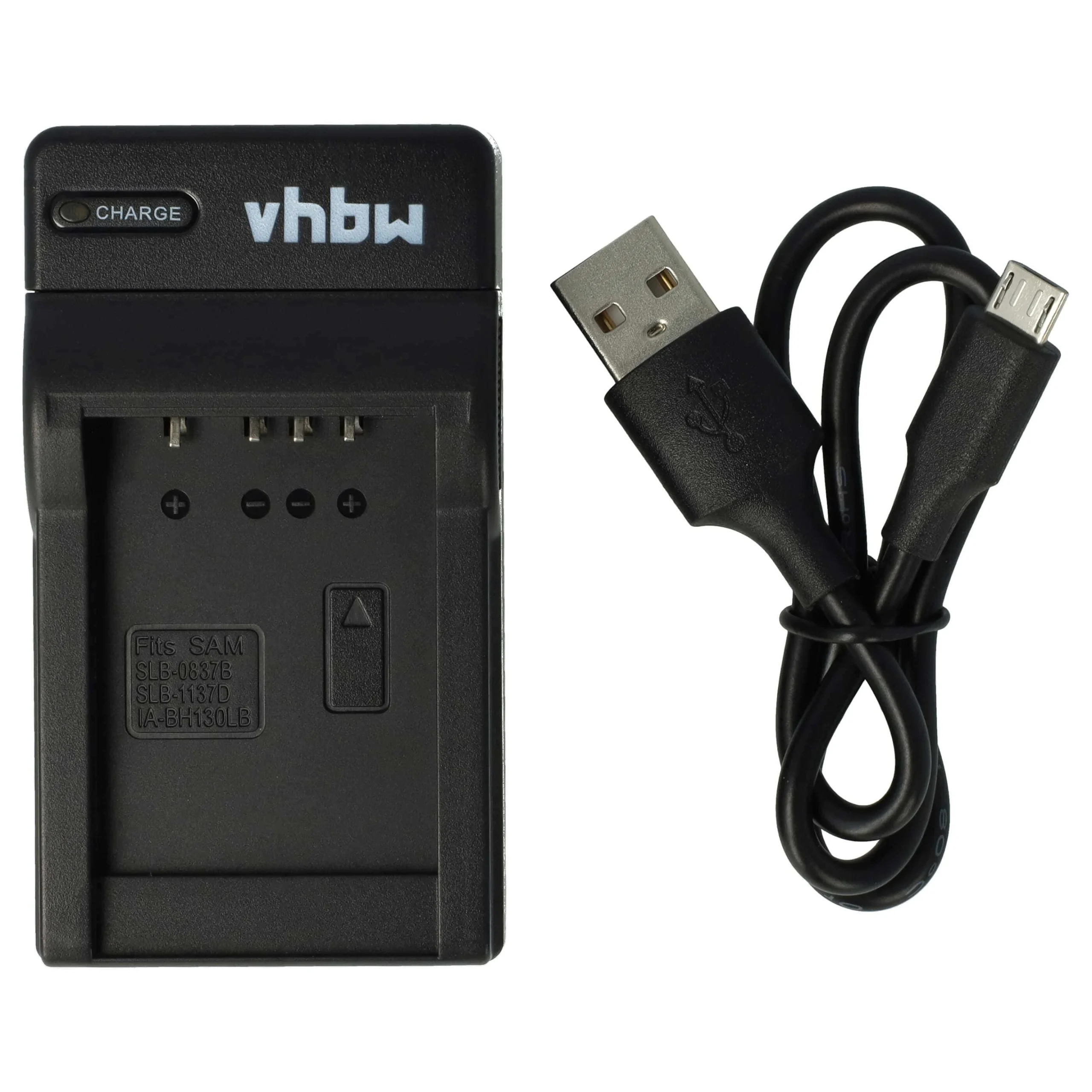 Chargeur USB-C + câble USB-C pour appareil photo Samsung L70 - 0,5 A