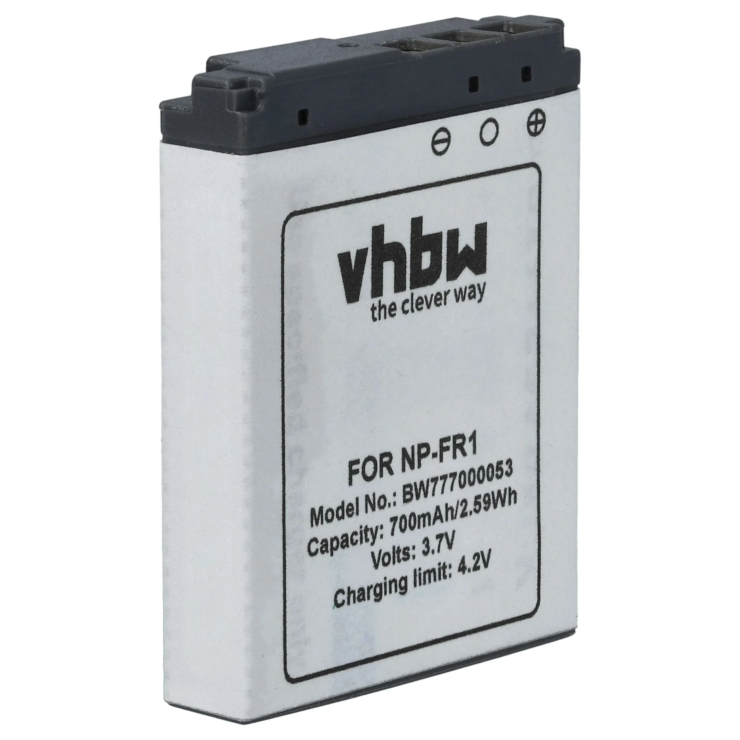 Batterie remplace Sony NP-FR1 pour appareil photo Sony- 700mAh 3,6V Li-ion