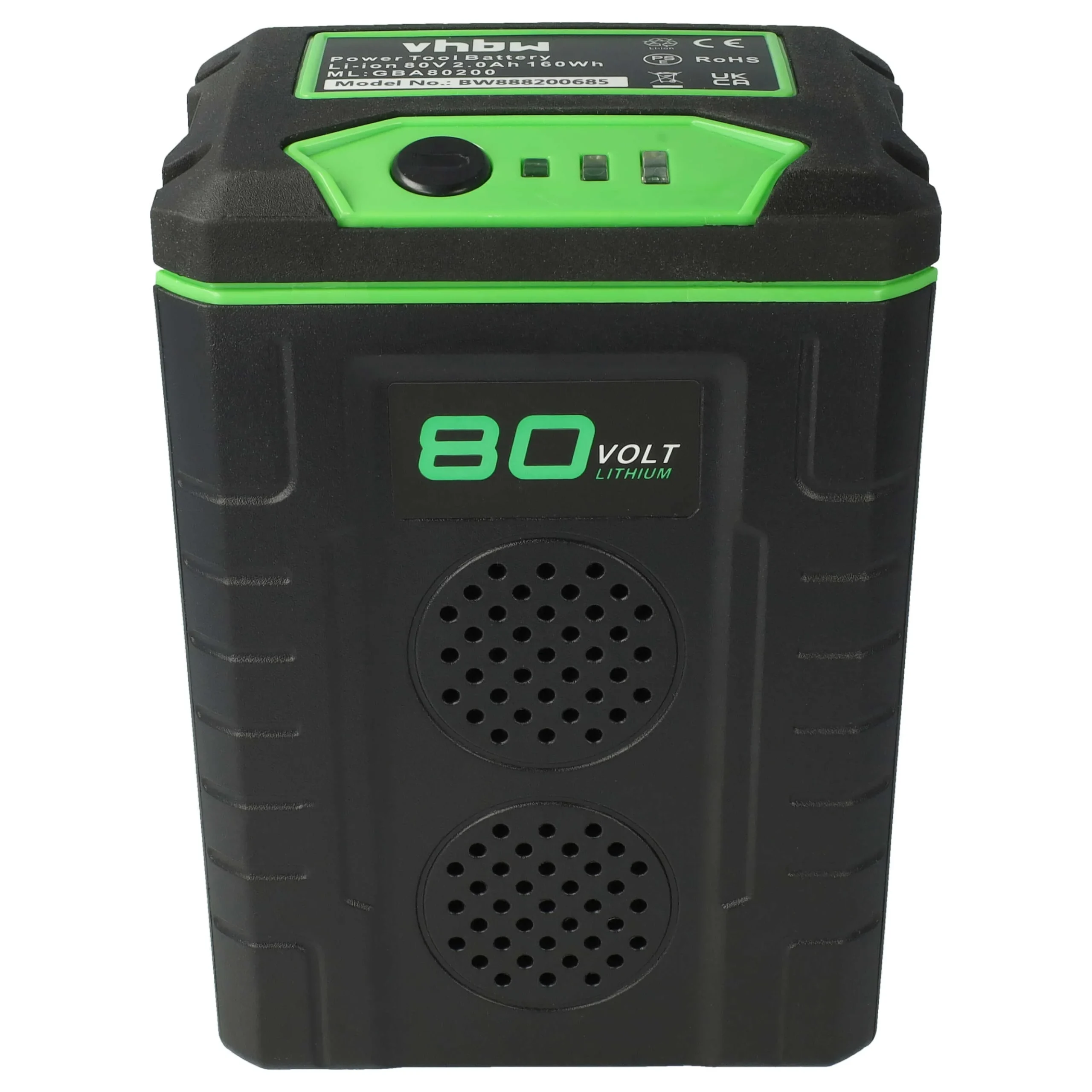 Batterie remplace Greenworks 80V Max, 2901302, G80B2, 2901207 outil électrique Kobalt - 2500mAh 80V Li-ion