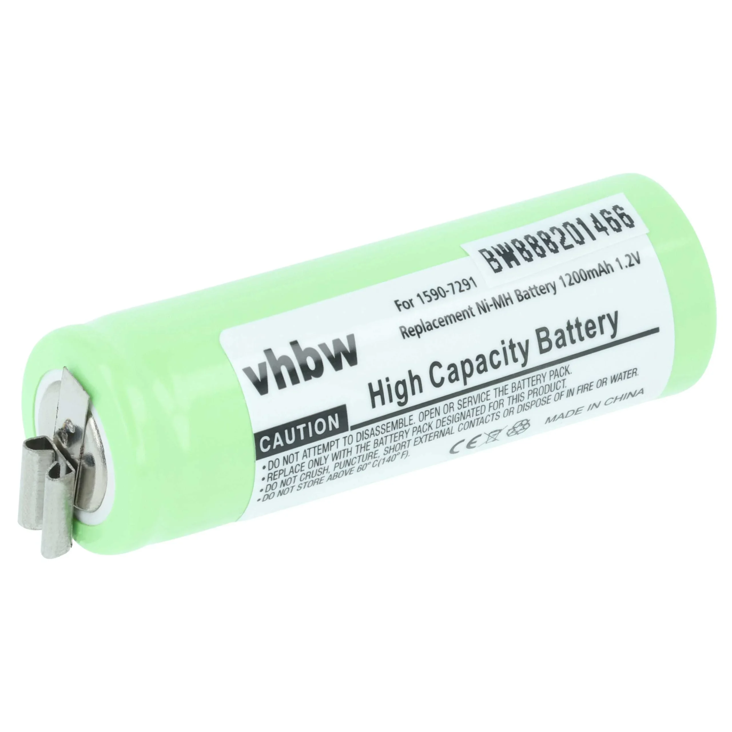 Batterie remplace Moser 1591-0062, 1590-7291, 1591-0067 pour rasoir électrique Moser - 1200mAh 1,2V NiMH