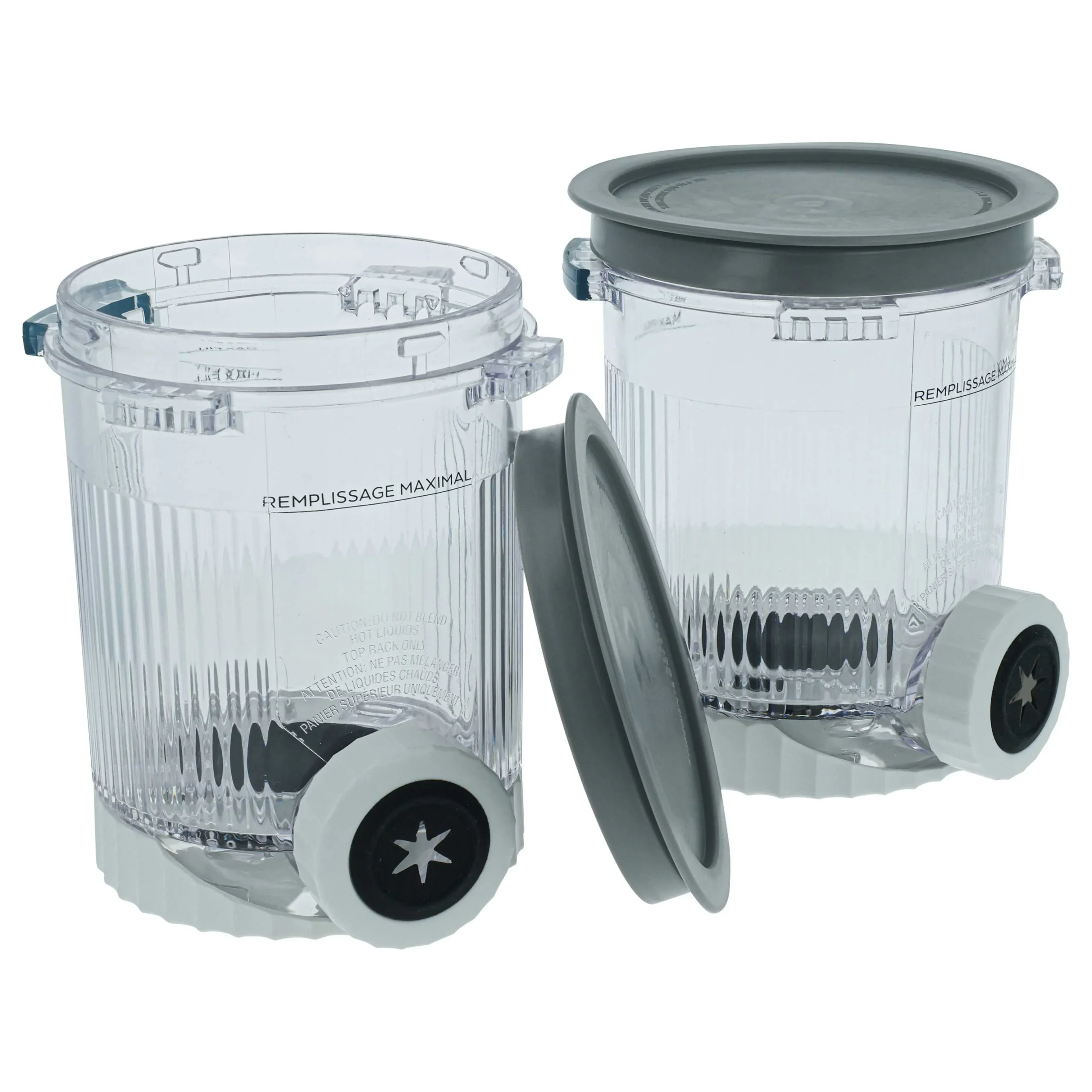 2x Récipient 480 ml pour sorbetière Ninja Creami Swirl NC700, NC701EU - Sans BPA