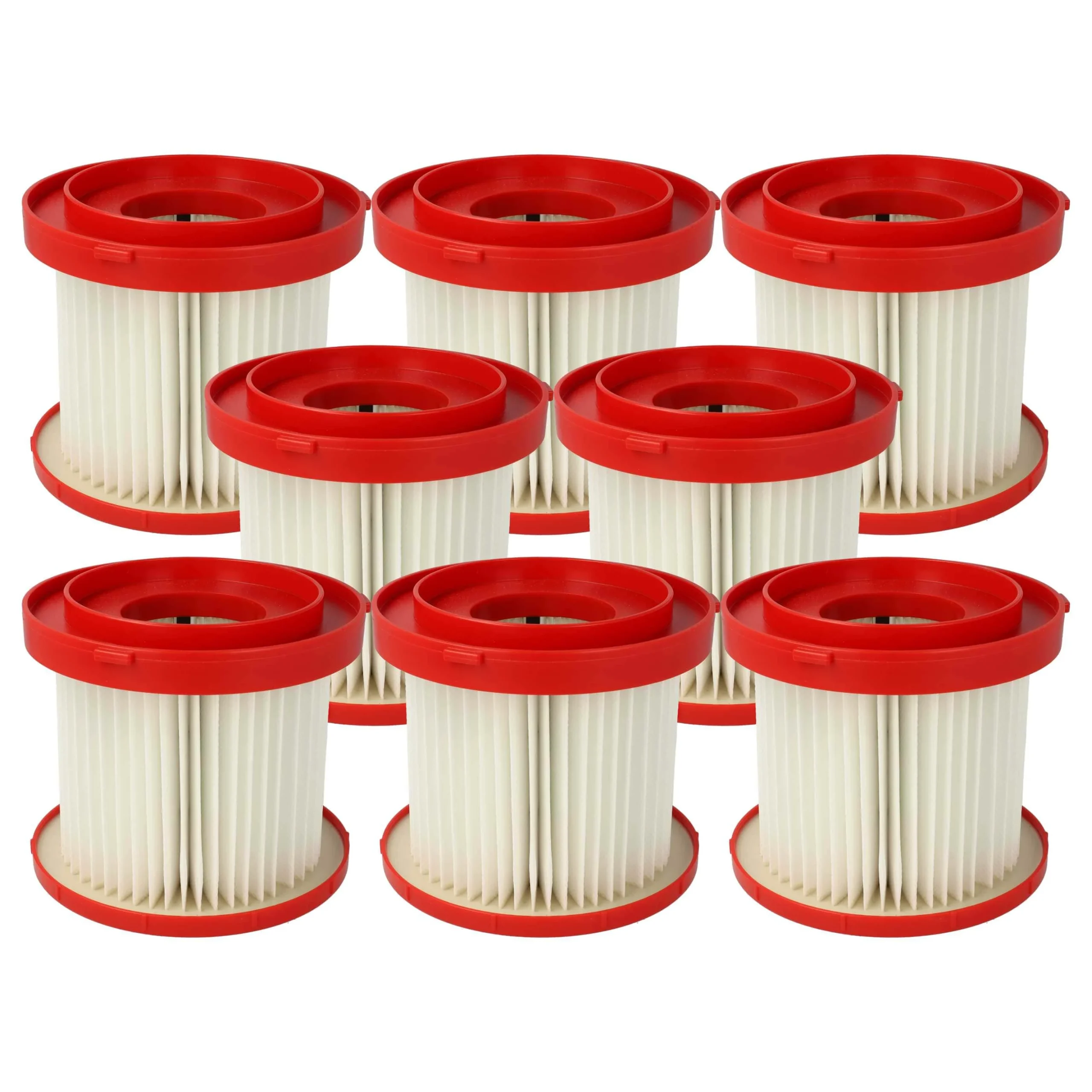 8x Filtres remplace Milwaukee 4931465230, 4058546360368, 4932478754 pour aspirateur - filtre HEPA