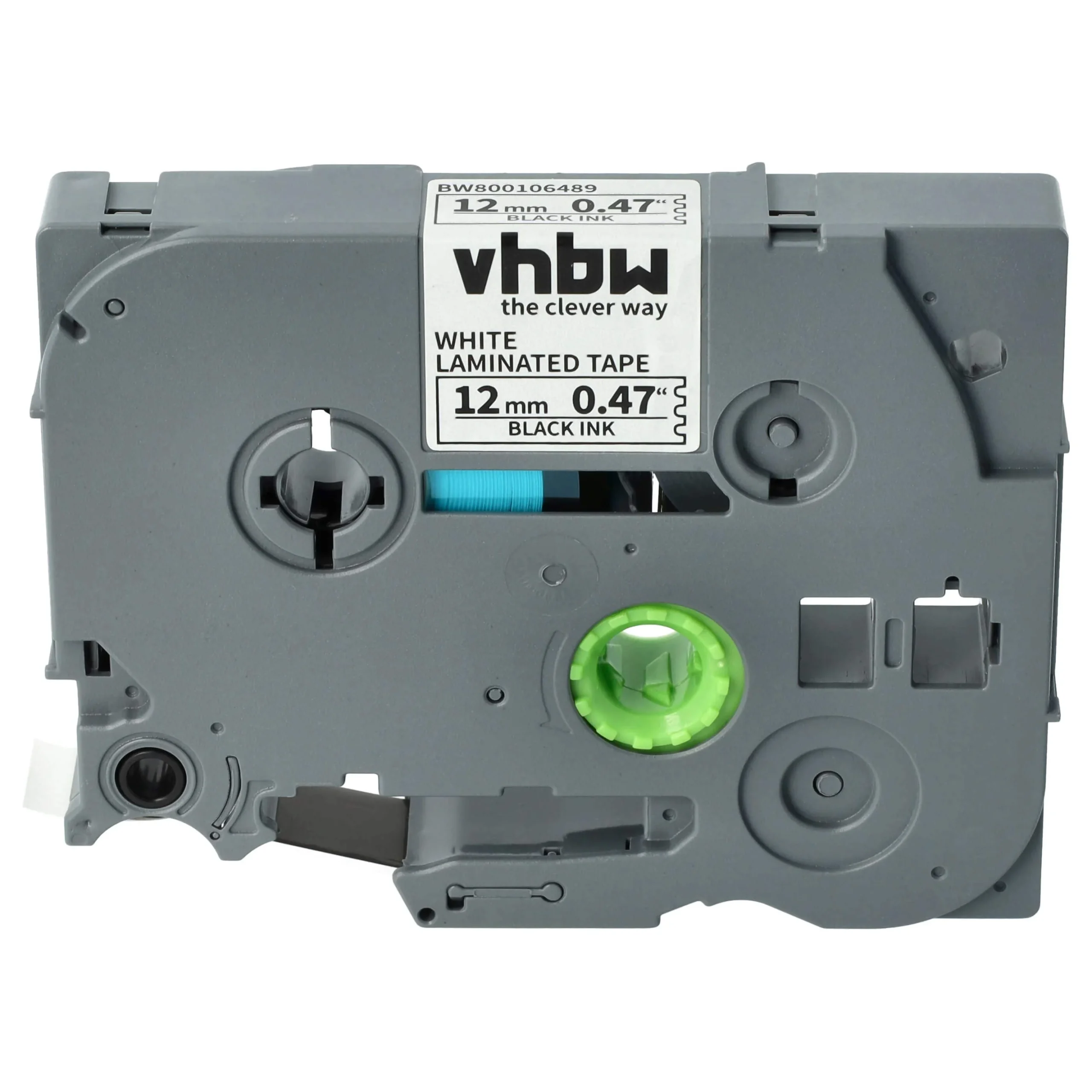 Cassette à ruban remplace Brother TZE-231, TZ-231 - 12mm lettrage Noir ruban Blanc, plastique