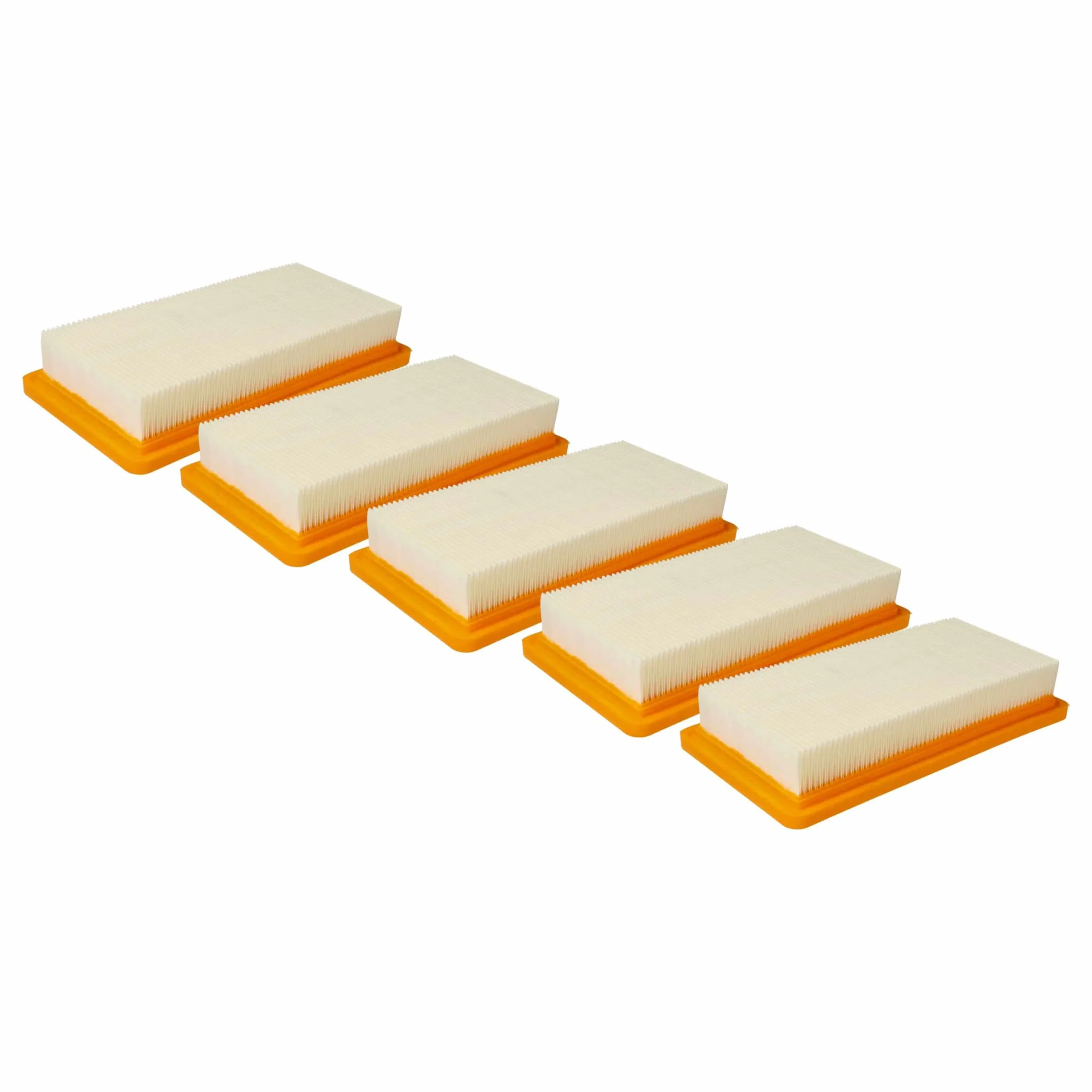 5x Filtre remplace Kärcher 6.414-631, 6.414-631.0 pour aspirateur - filtre protection moteur, 10 x 18,9 cm