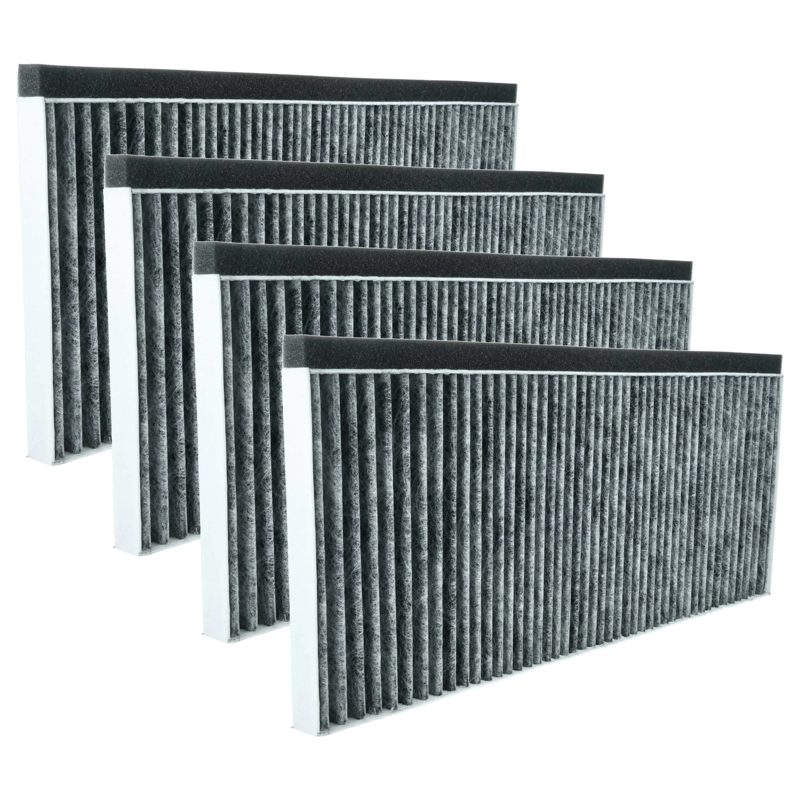 4x Filtres à charbon actif remplace Bosch 11025805, 9001028224, 11008080, 17006837 pour hotte Bosch - Accessoires appareils ménagers
