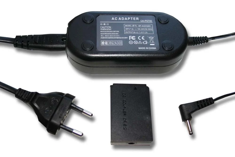 Bloc secteur remplace Canon ACK-E1 pour caméra Canon + coupleur DC comme Canon