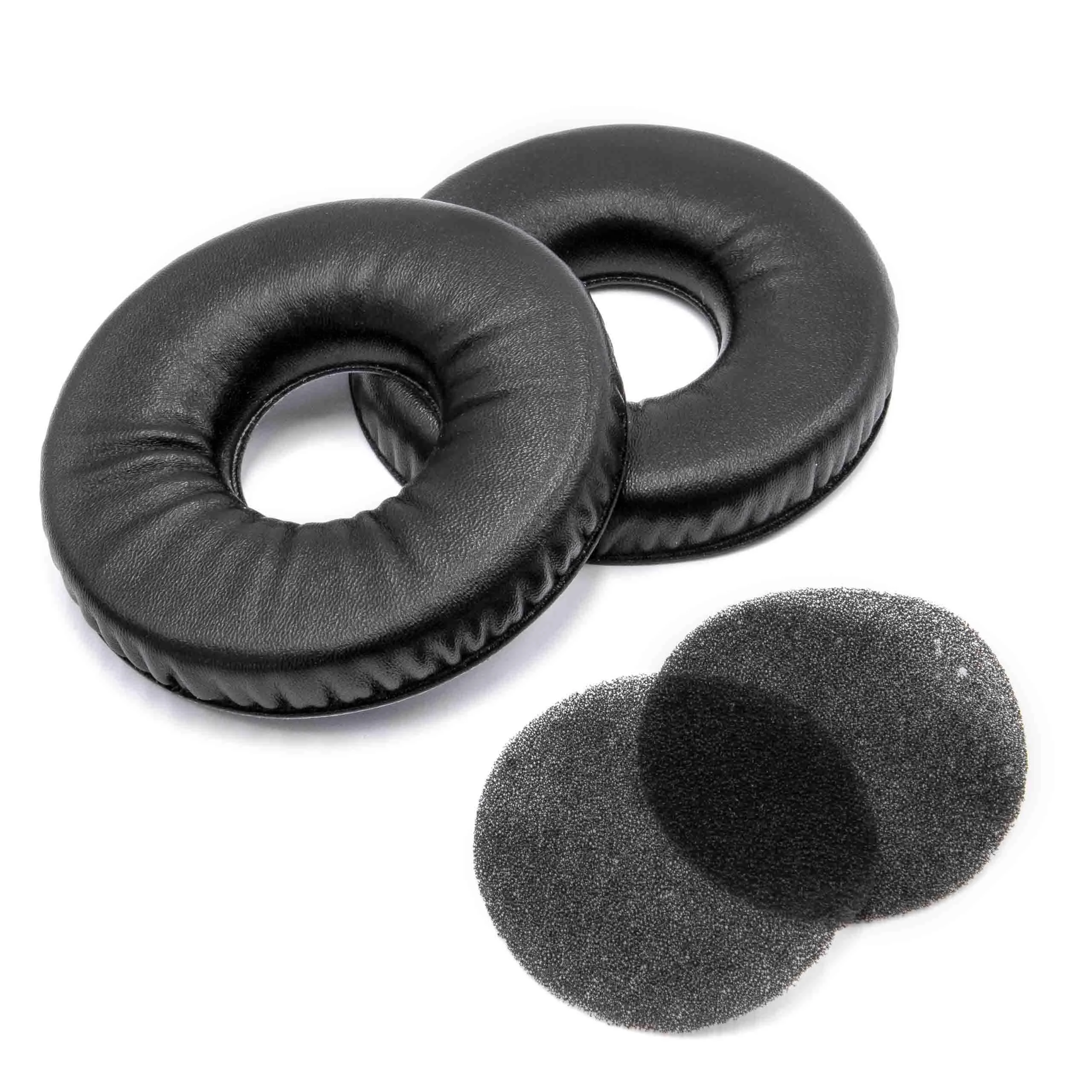 2x Coussinets d'oreille pour casques écouteurs AKG K121 -, surface brillante noir