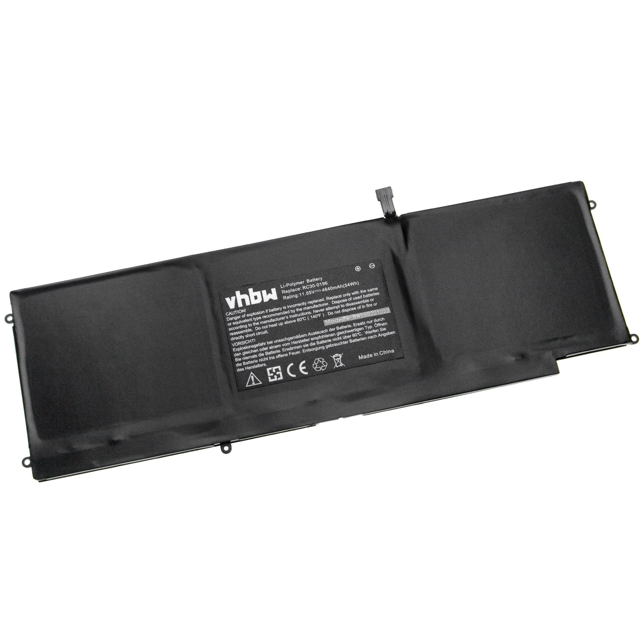 Batterie remplace Razer 3ICP4/92/80, RC30-0196 pour ordinateur portable Razer- 4640mAh 11,55V Li-ion, noir